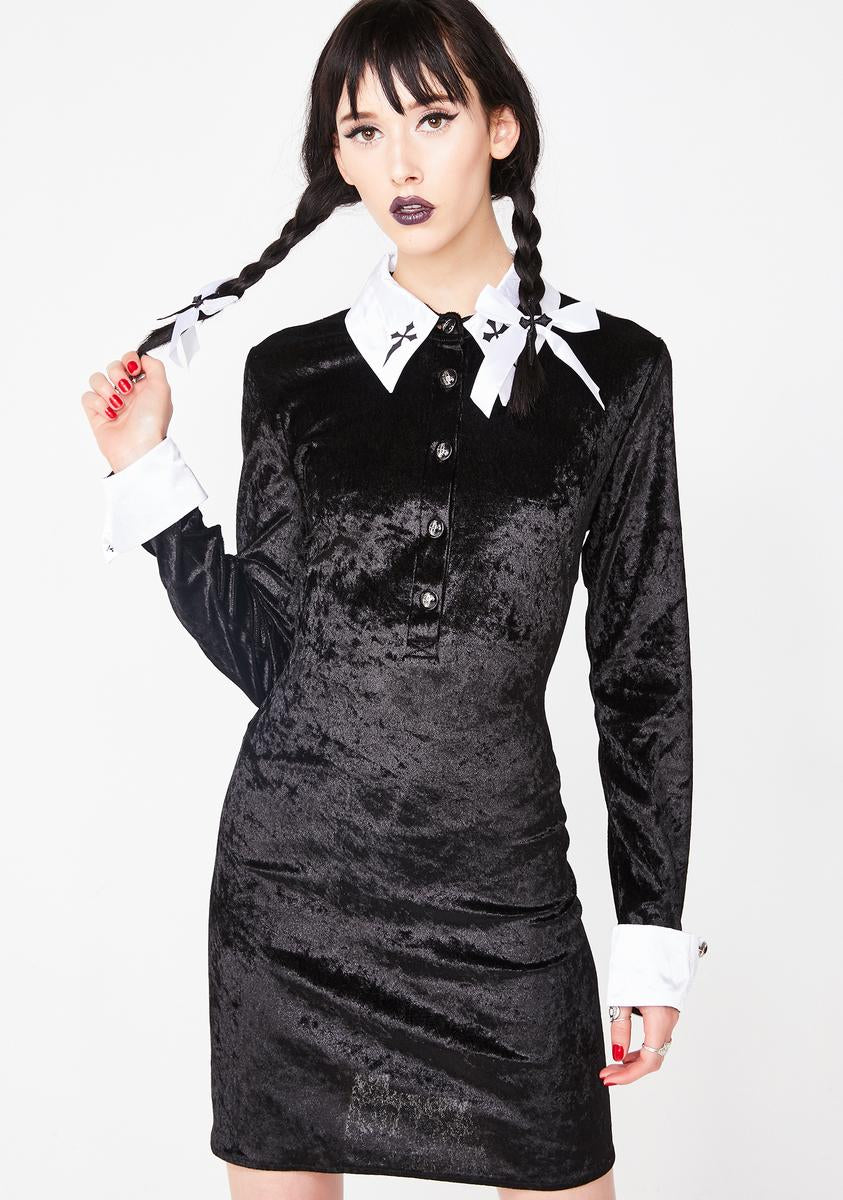 Halloween Velvet Addams Family Costume – Dolls Kill