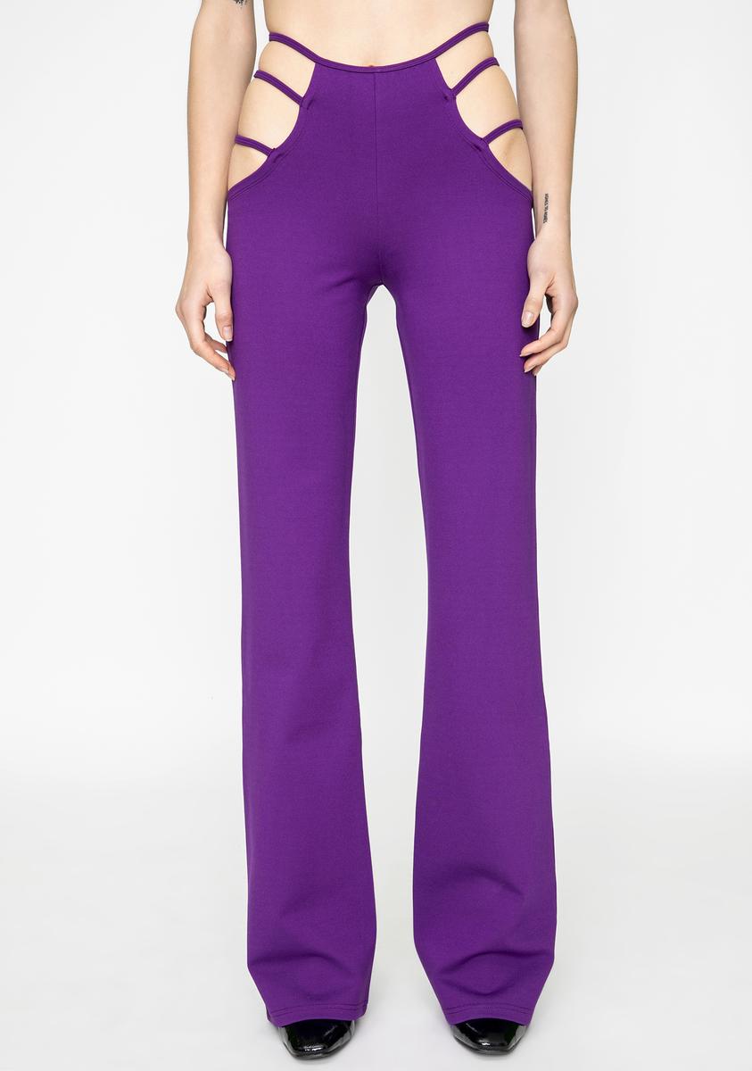 I AM GIA Purple Lucid Pants Dolls Kill