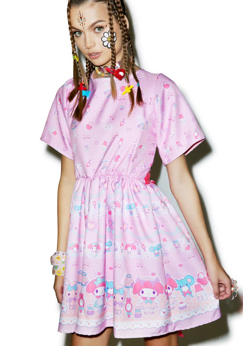 blue dress for baby girl My Melody Tea Party Dress – Dolls Kill