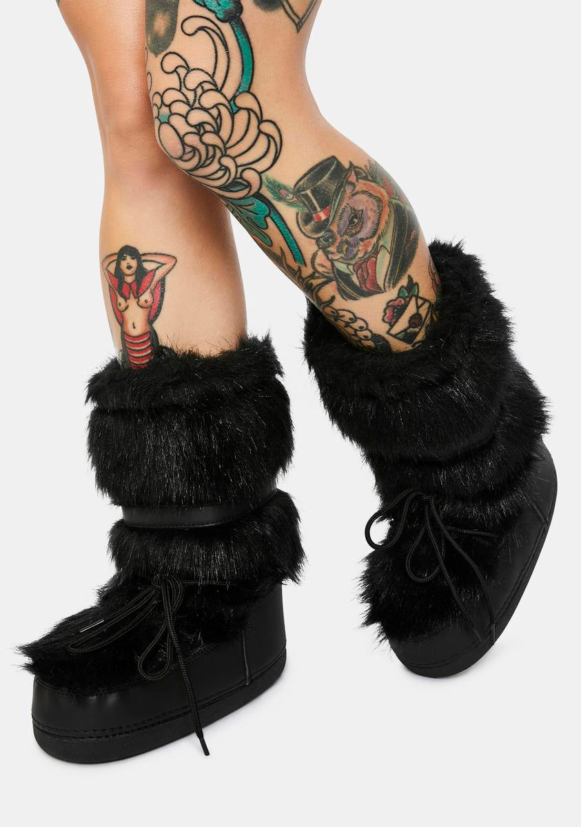 shein fur boots black girl｜TikTok Search