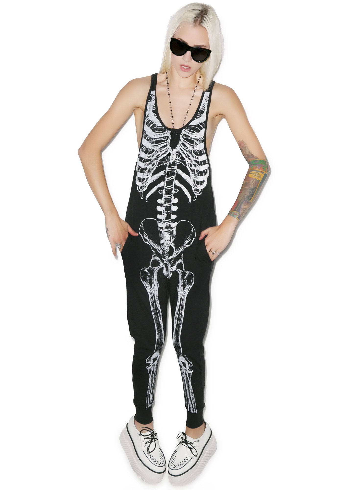 Them Bones Romper – Dolls Kill