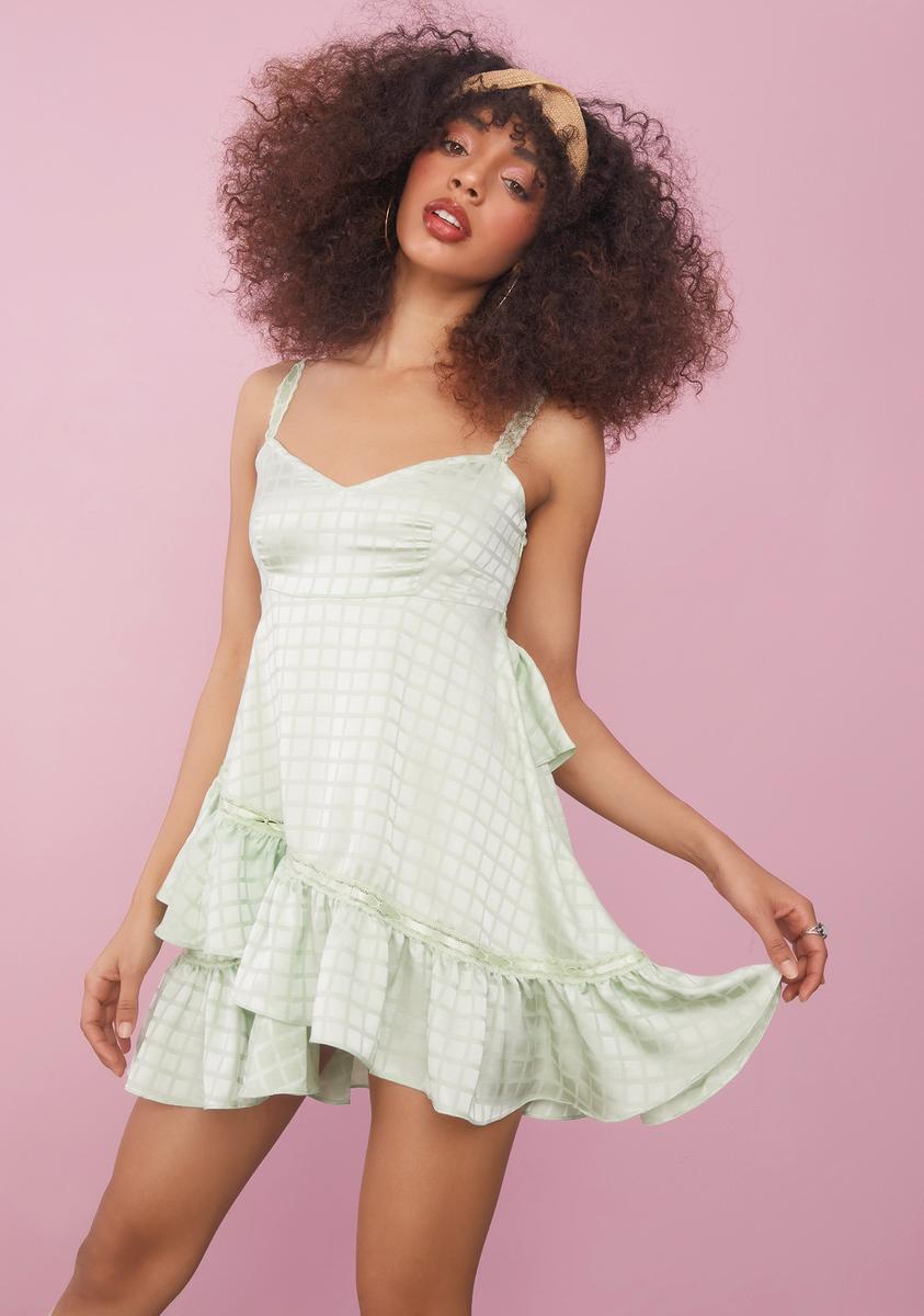 green emerald velvet dress Takes The Cake Mini Dress main image 0
