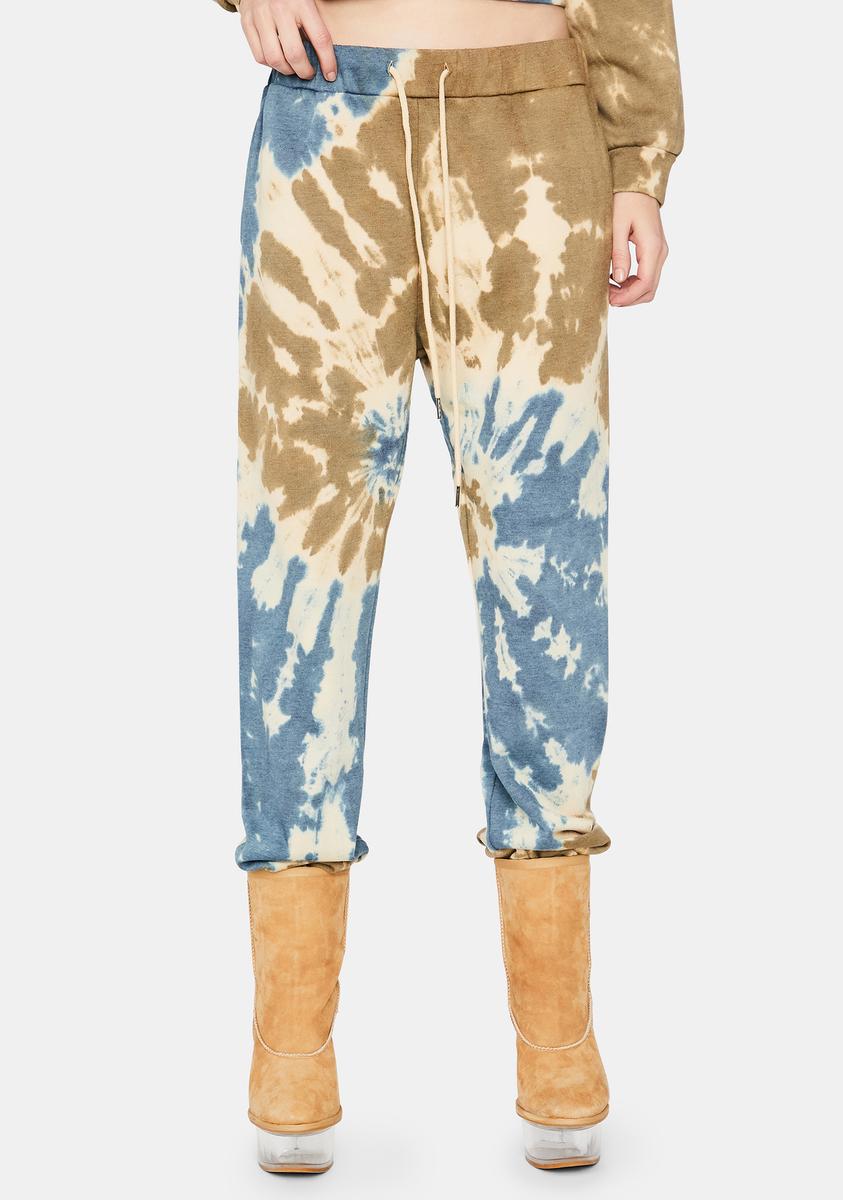 Dolls kill tie top dye sweatpants