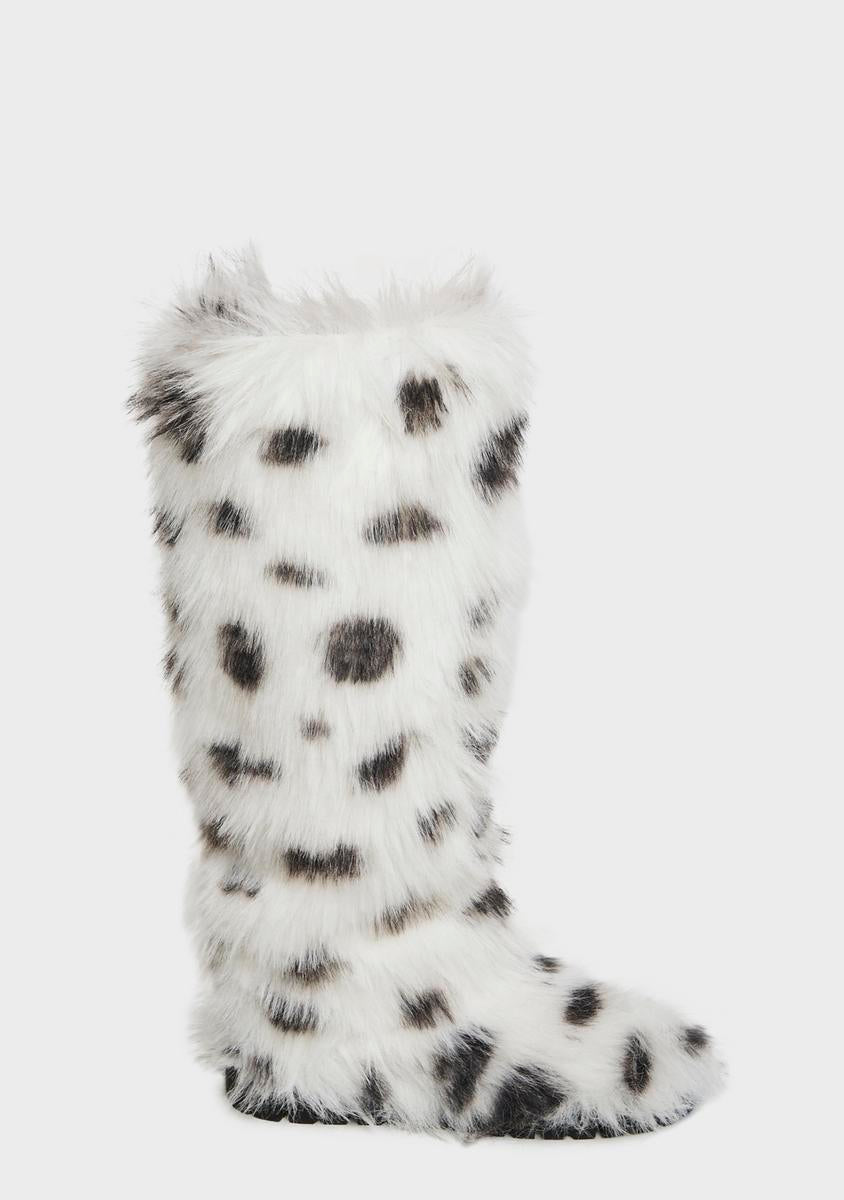 Snow leopard booties hotsell