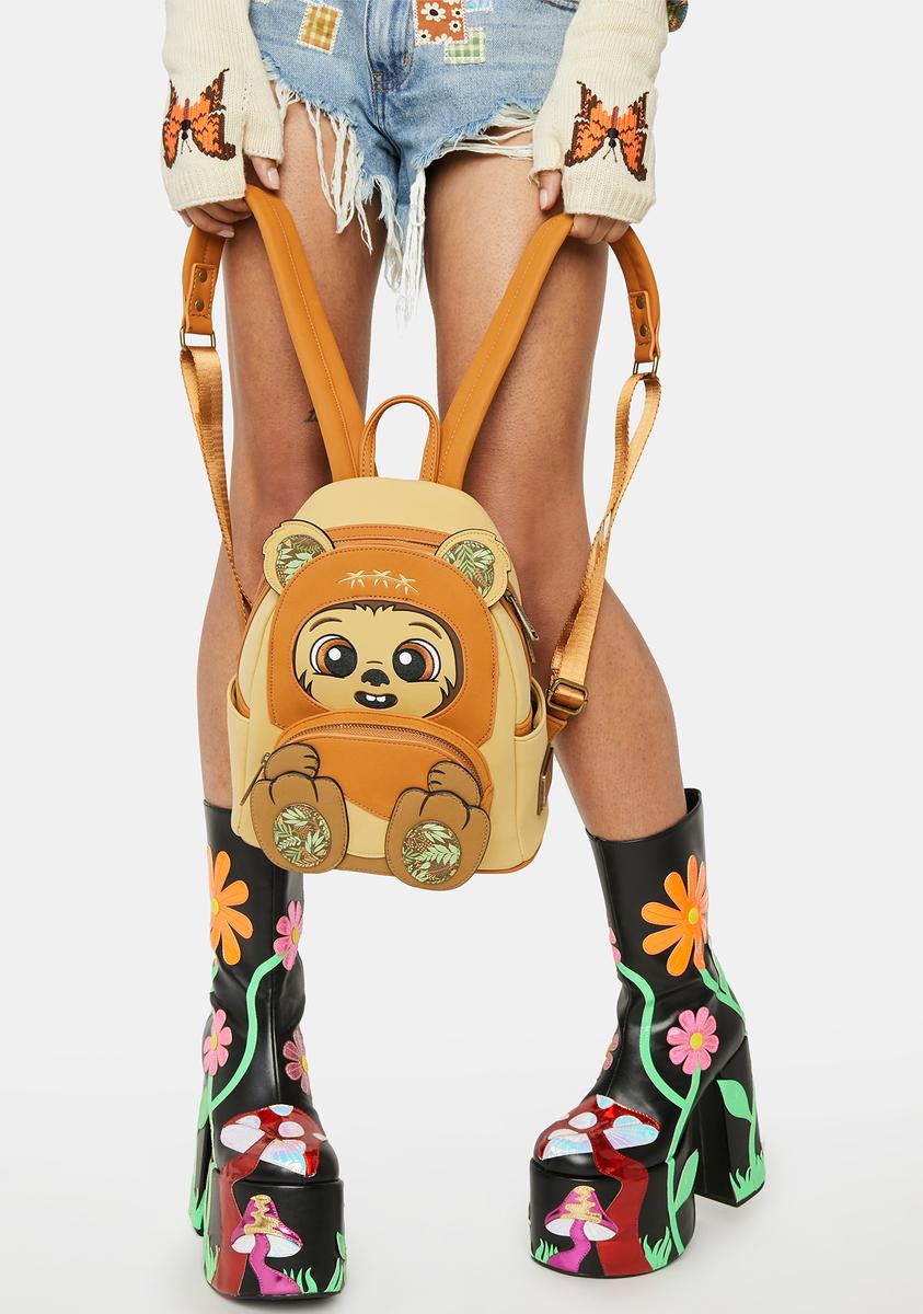 ewok mini backpack loungefly Loungefly Star Wars Ewok Wicket Backpack