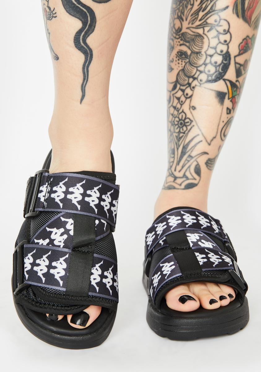 Kappa Black N White 222 Banda Mitel 1 Slides Dolls Kill