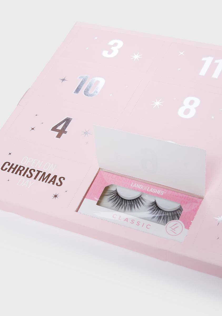 Land Of Lashes Ltd. Classic Collection 12 Days Of Lashes Advent Calendar – Dolls Kill Land Of Lashes Ltd. Classic Collection 12 Days Of Lashes Advent Calendar – Dolls Kill