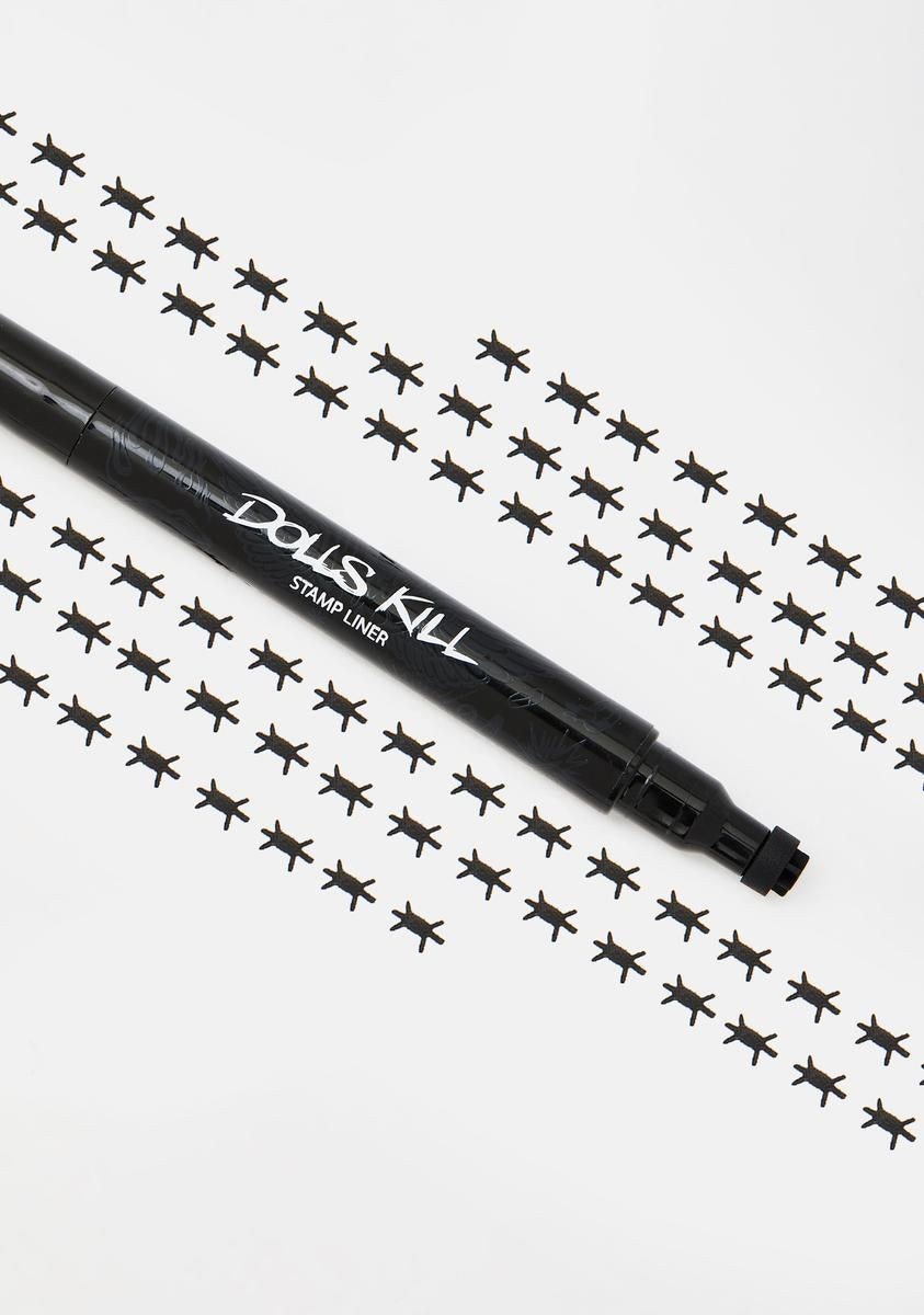Dolls Kill Stamp Eyeliner Pen Barb Wire