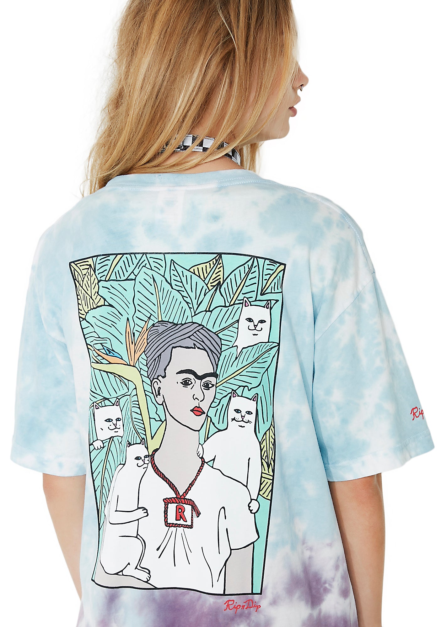ripndip tie dye t shirt