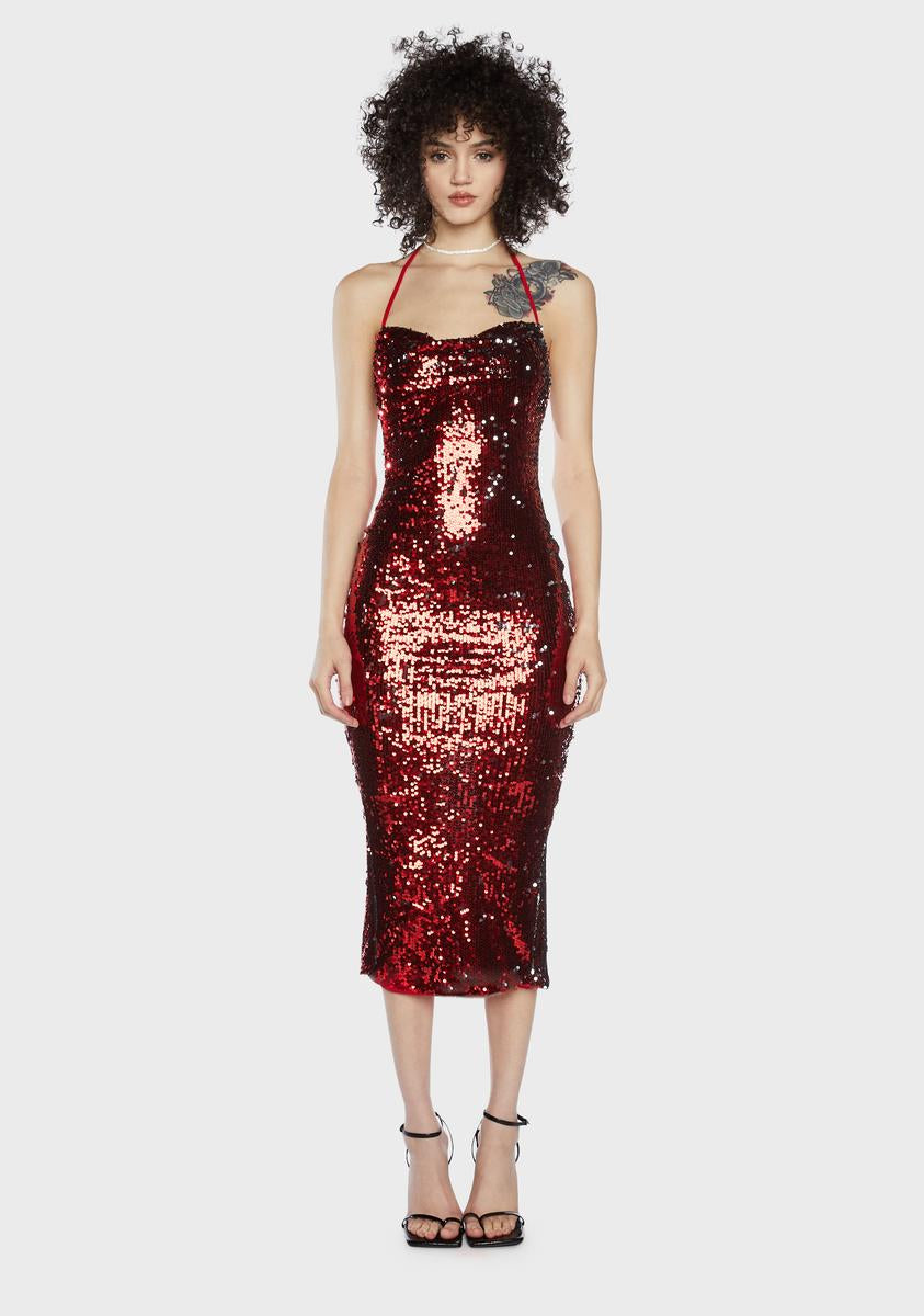 floral print halter maxi dress eliza j Sherry Sequin Halter A-Line Mini Dress main image 0
