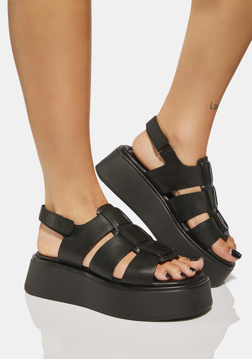 Sandals Vagabond Platform Shoes Courtney Sandals Black Woman Vagabond