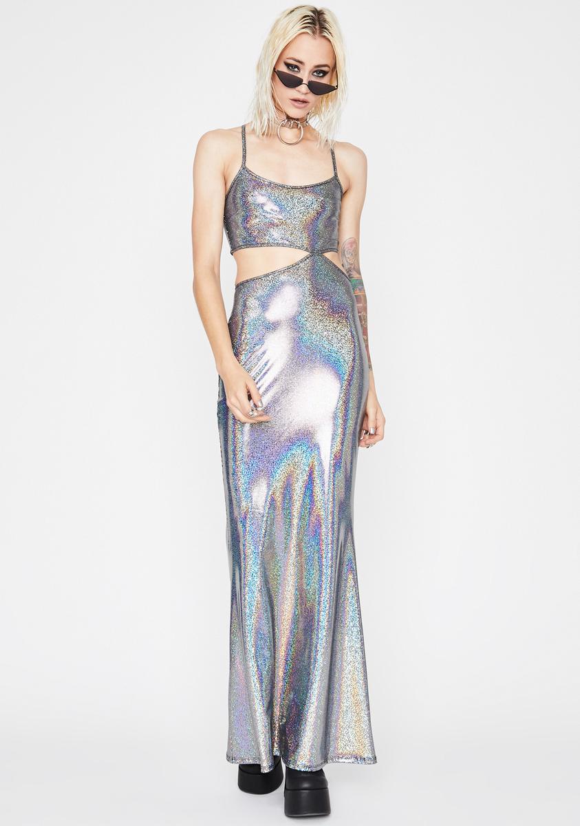 Holographic Maxi Dress Holographic Maxi Dress