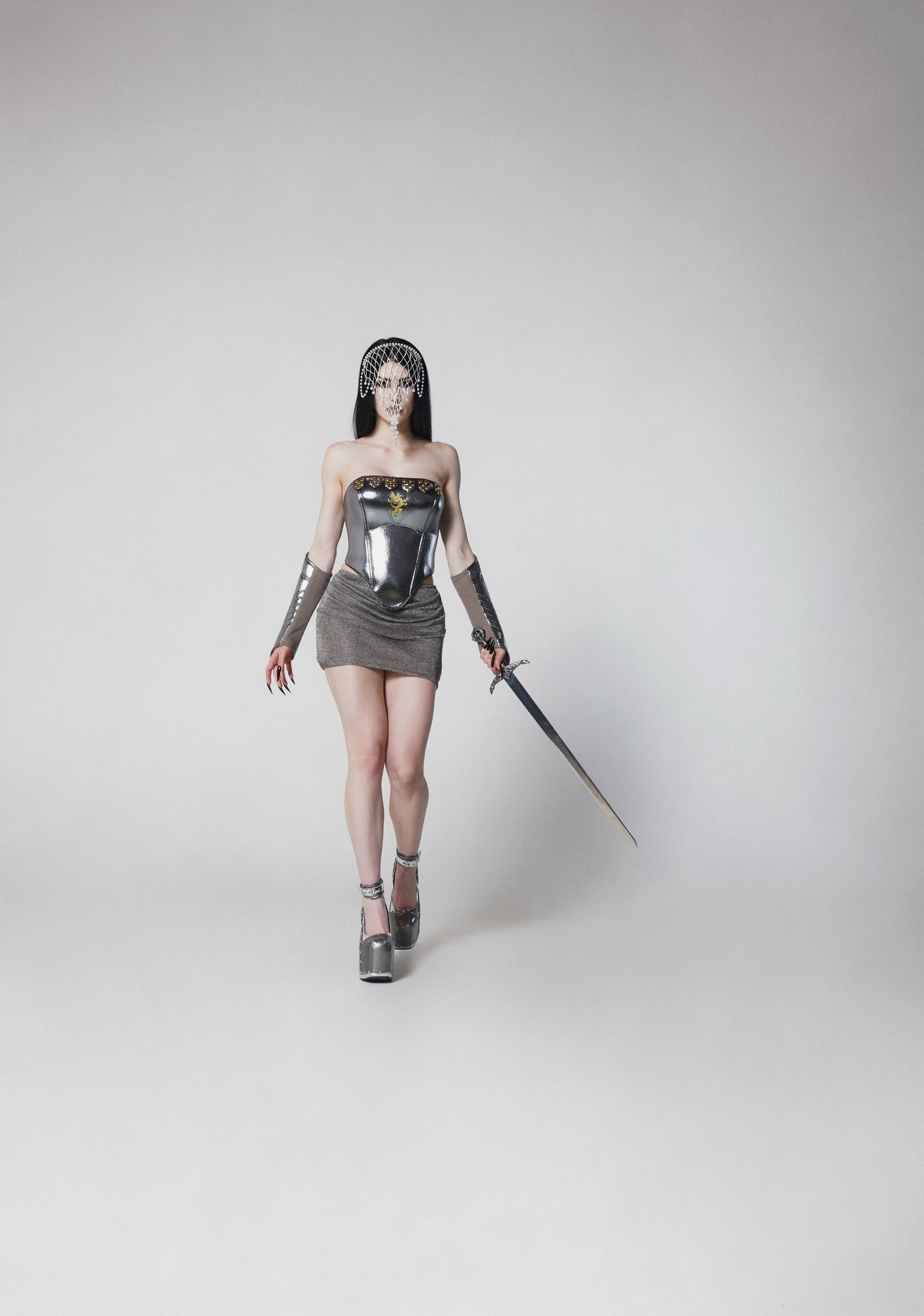 Joan of Arc Corset Armor Costume