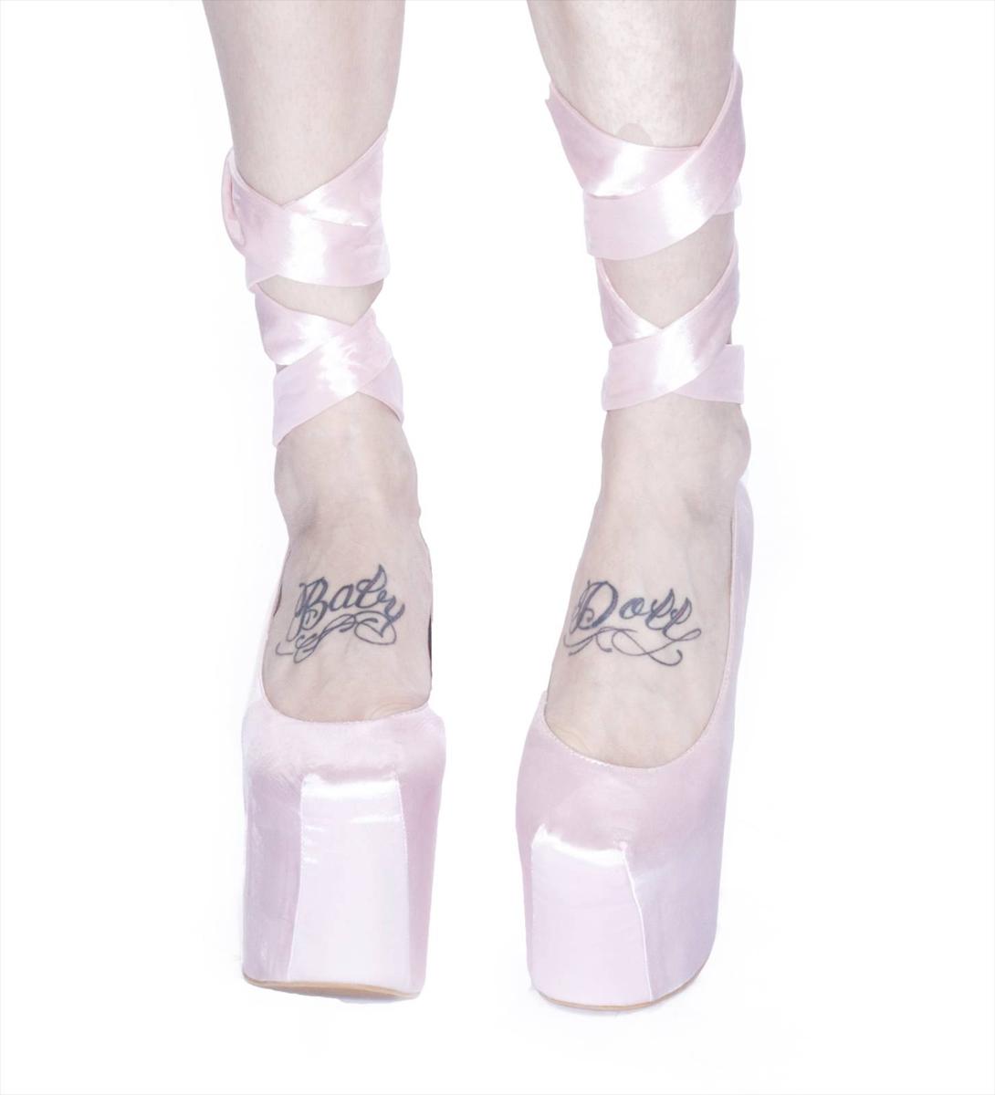Wildfox x Jeffrey Campbell Ballet Platforms - White – Dolls Kill