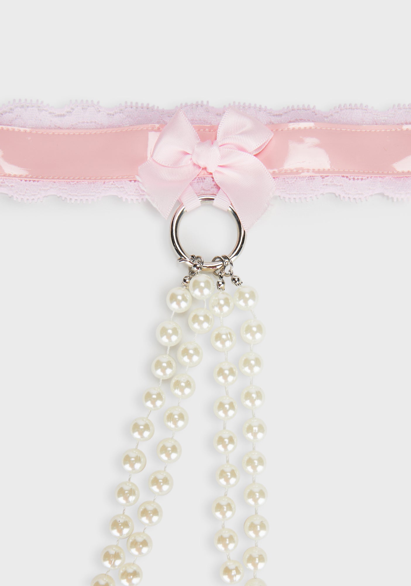 若者の大愛商品 Pearl Patent Kill Dolls – White - Harness Leather Vegan 小物