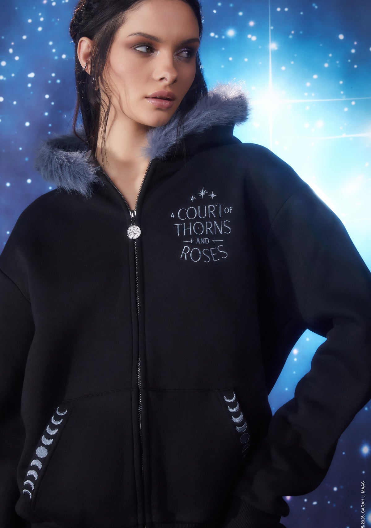 Velaris™  , The City of Starlight Zip Hoodie