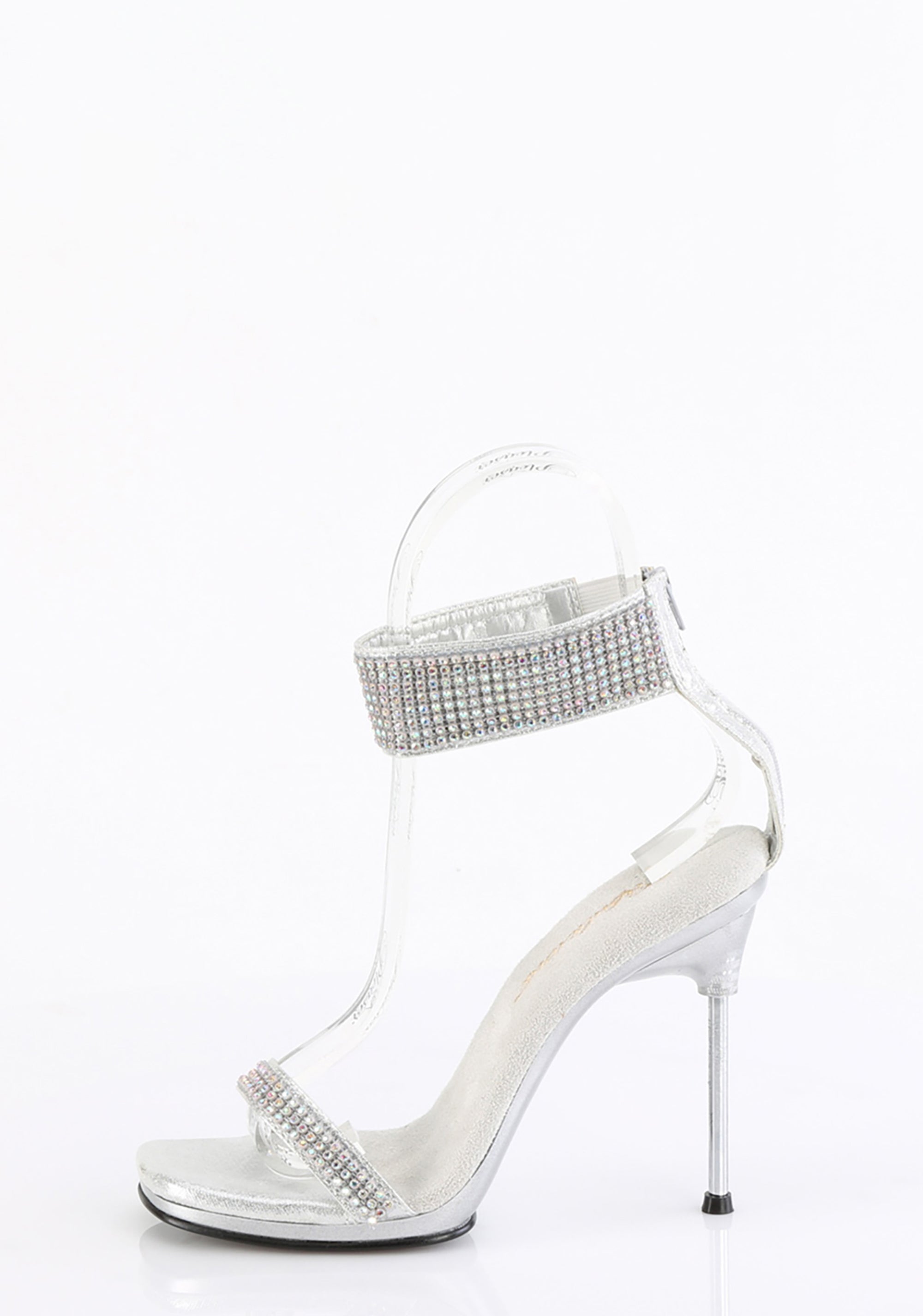 Chic-40 Rhinestone Heels - Silver