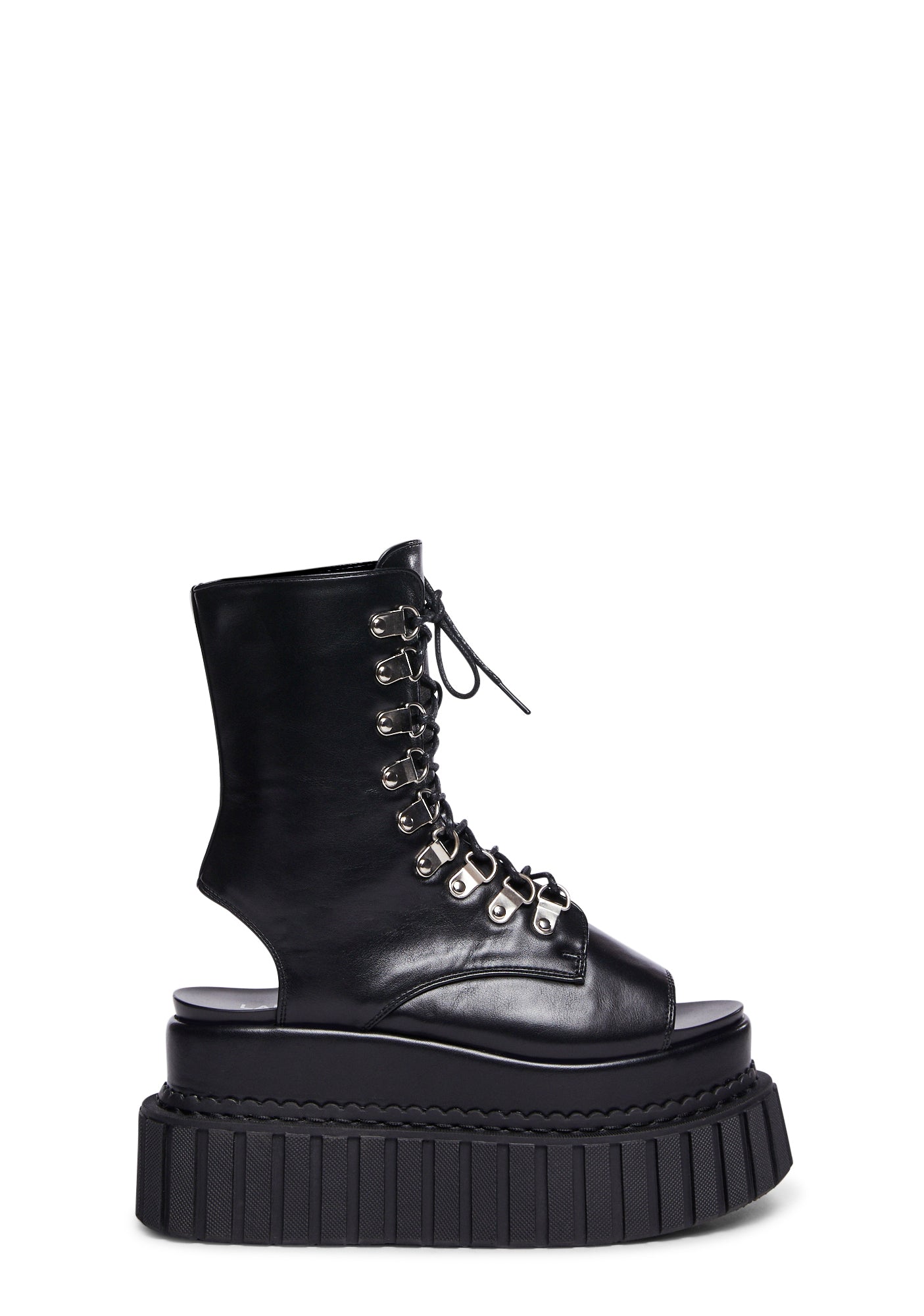 Lamoda Platform Sandals - Black – Dolls Kill
