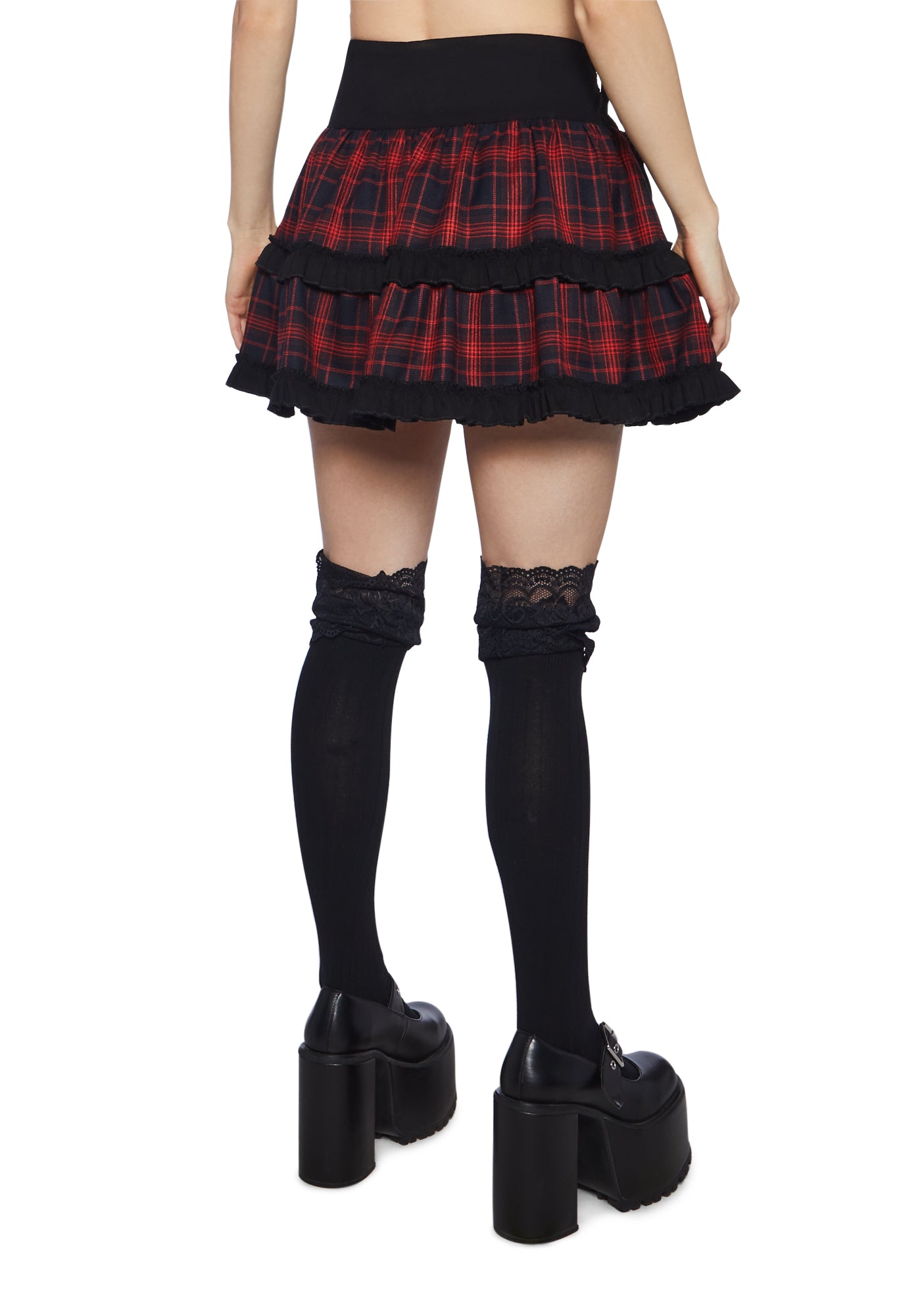 Goth Grooves Mini Skirt
