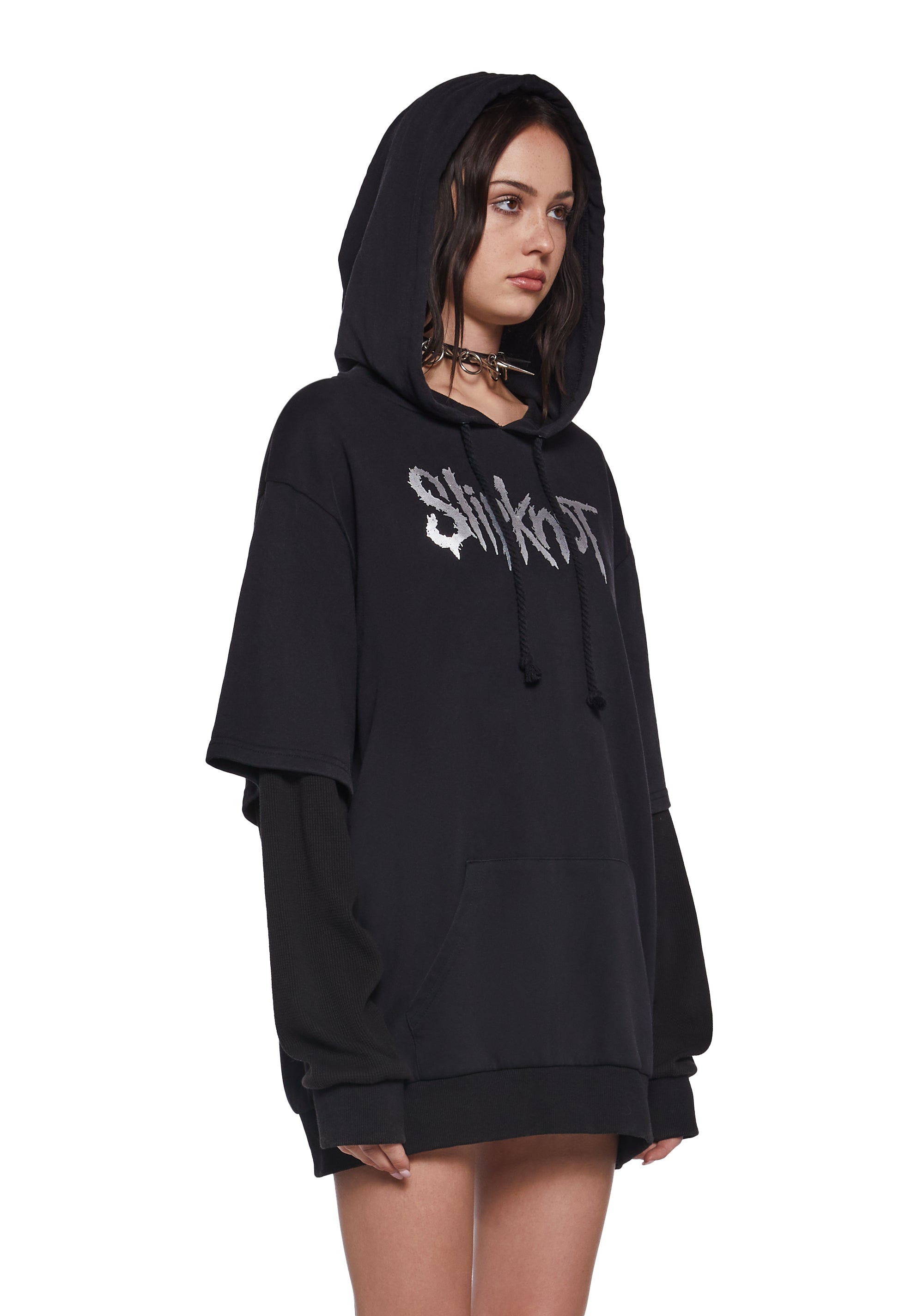 Tattered & Torn Knit Hoodie