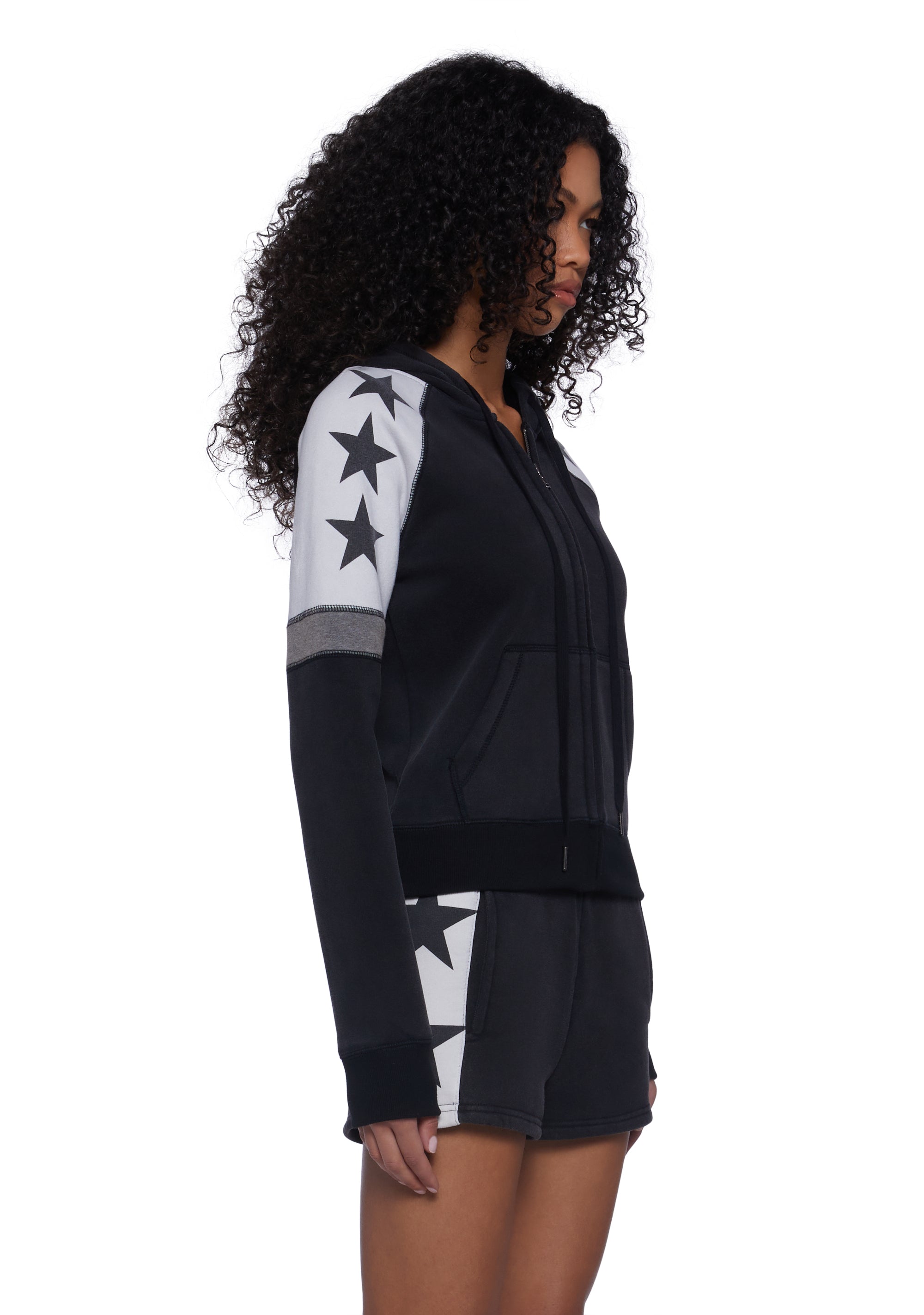 Starry Zip Up Hoodie