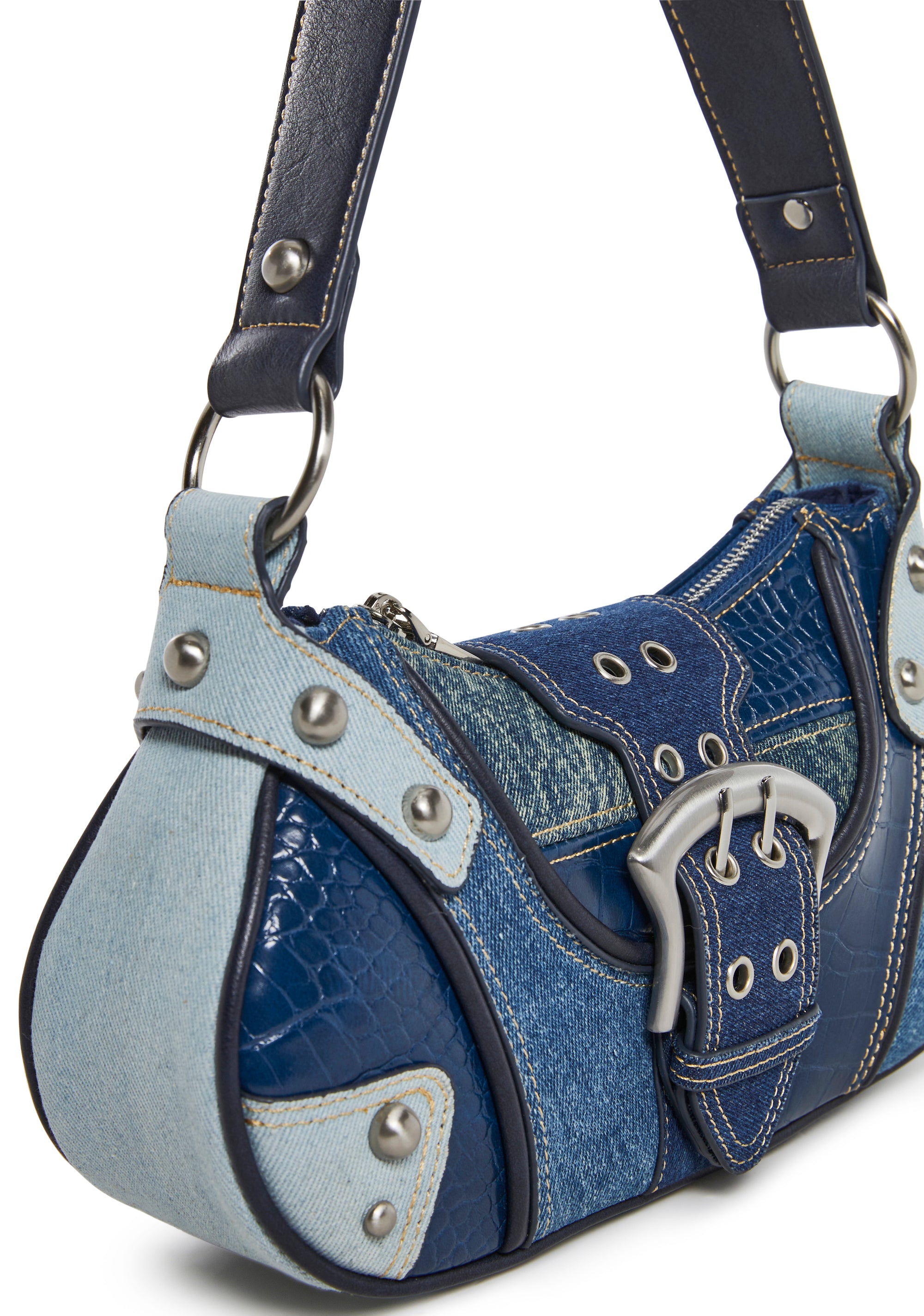 Savage Ways Denim Shoulder Bag