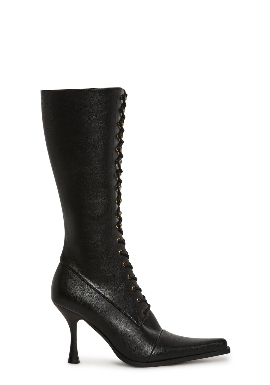 LANA LACE UP BLACK