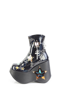 Blaze-108 LED Light-Up Star Ankle Boots