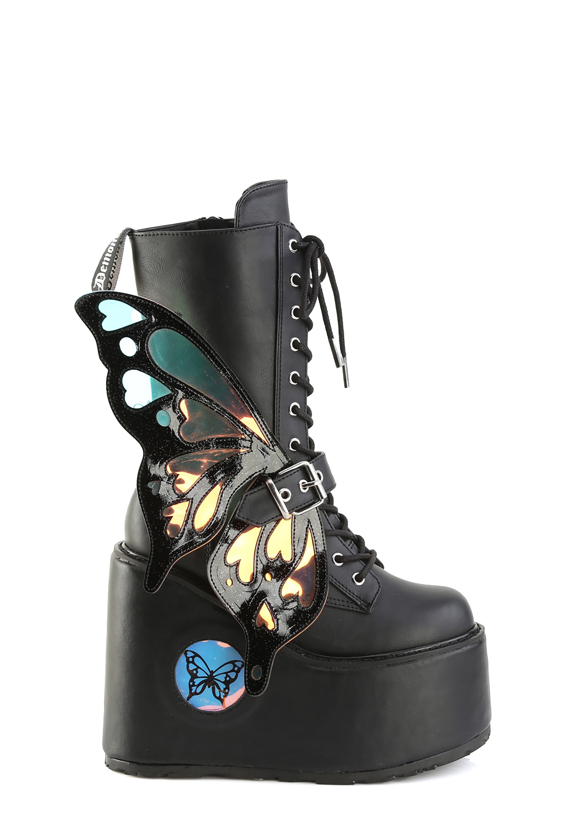 Blaze-158 LED Light-Up Butterfly Boots