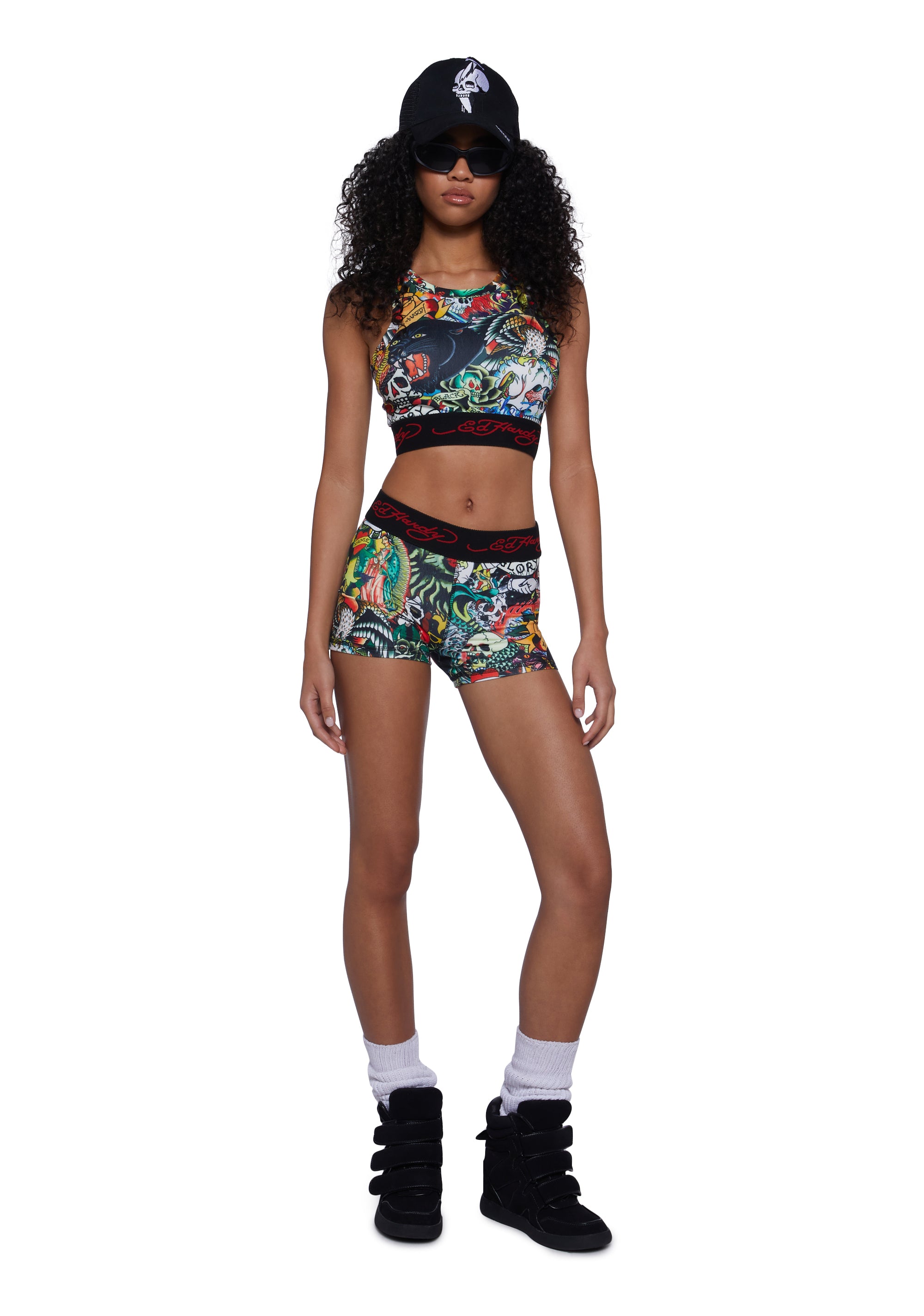 Tattoo Collage Sports Tank Top
