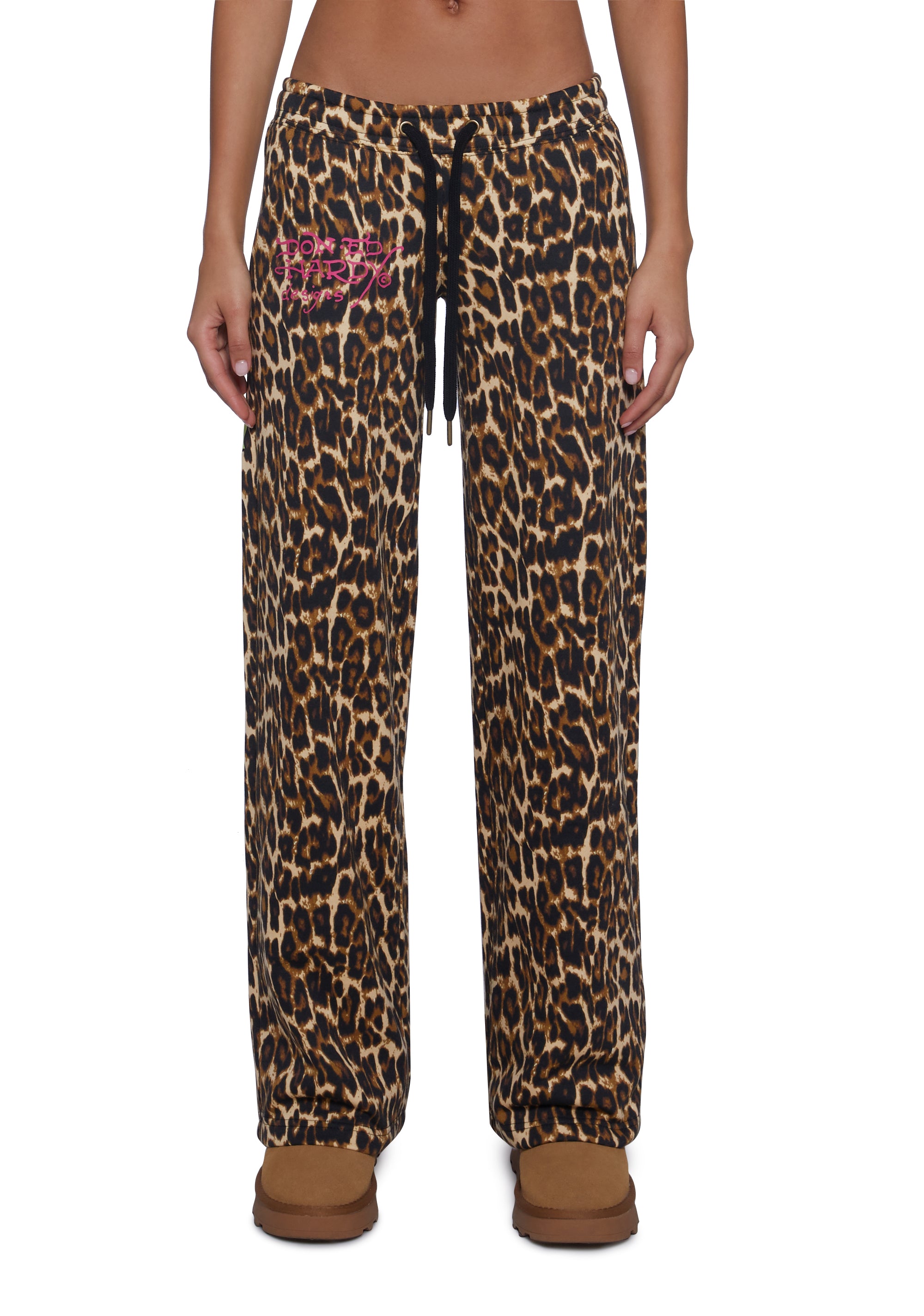 Sacred Heart Leopard Sweatpants