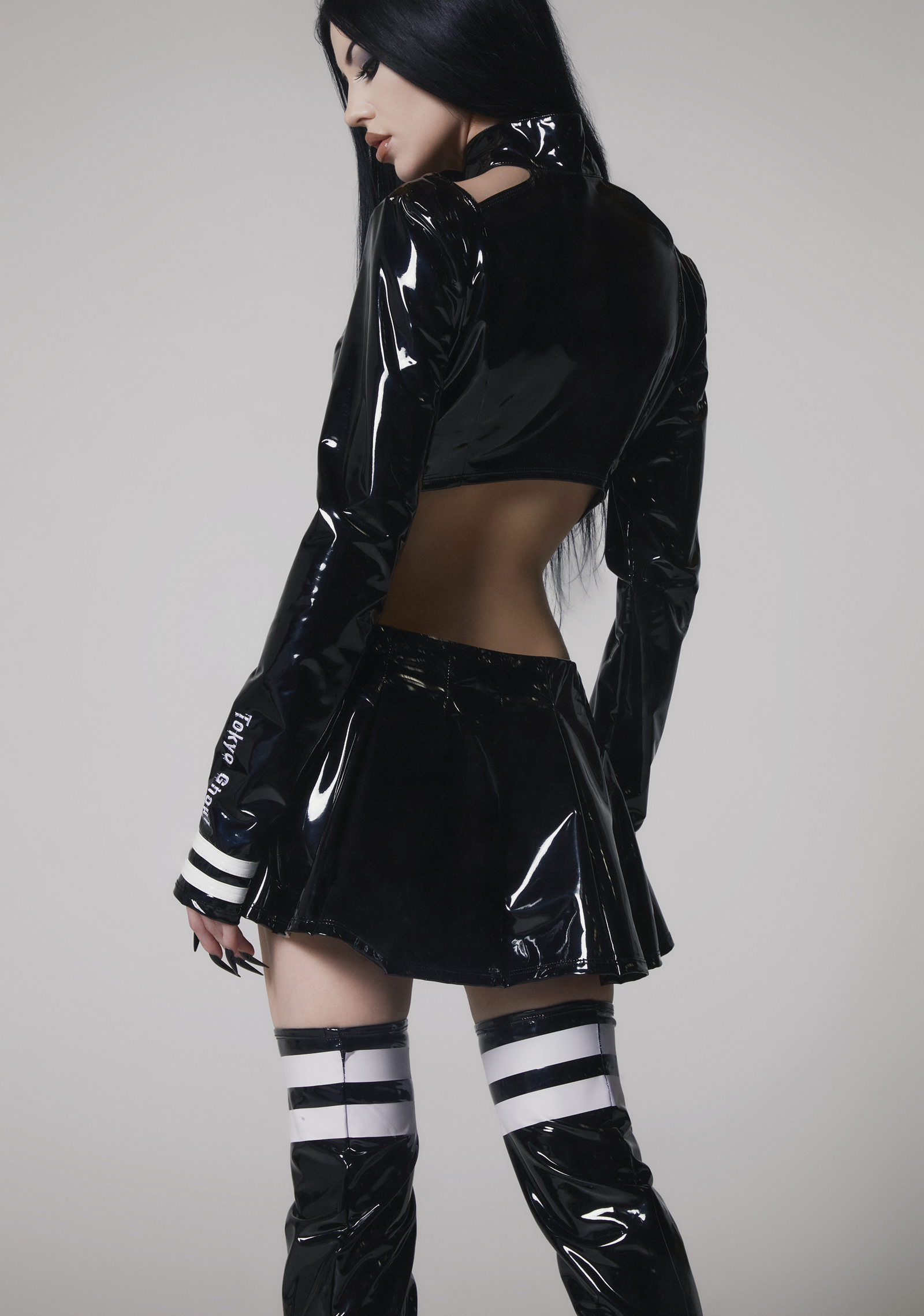 Kaneki Cosplay Mini Dress And Legwarmer Set