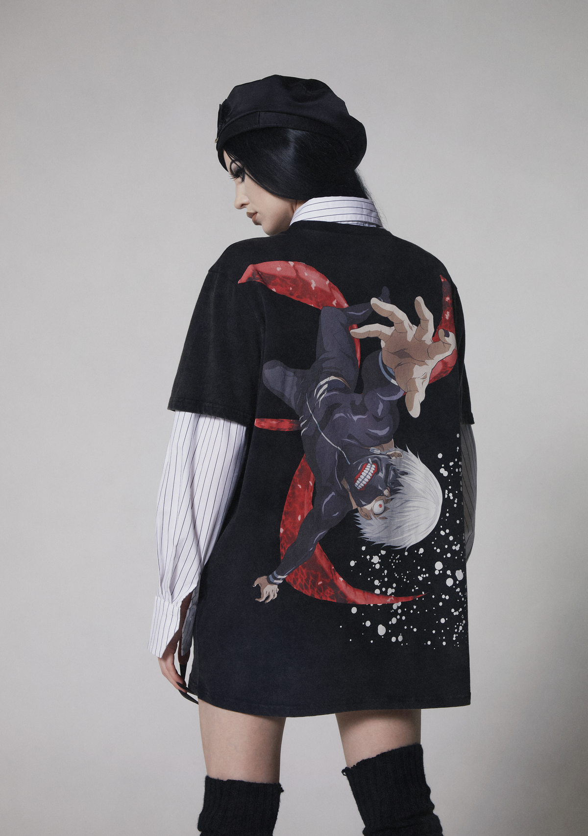 Ken Kaneki Oversized Graphic Tee