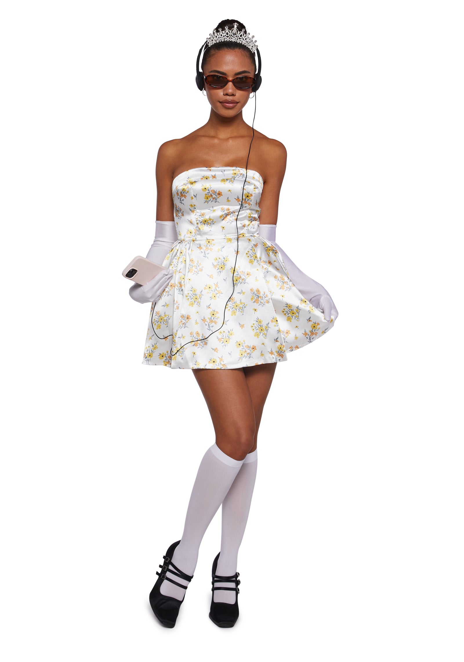 Secret Princess Costume - White / LARGE | Adult