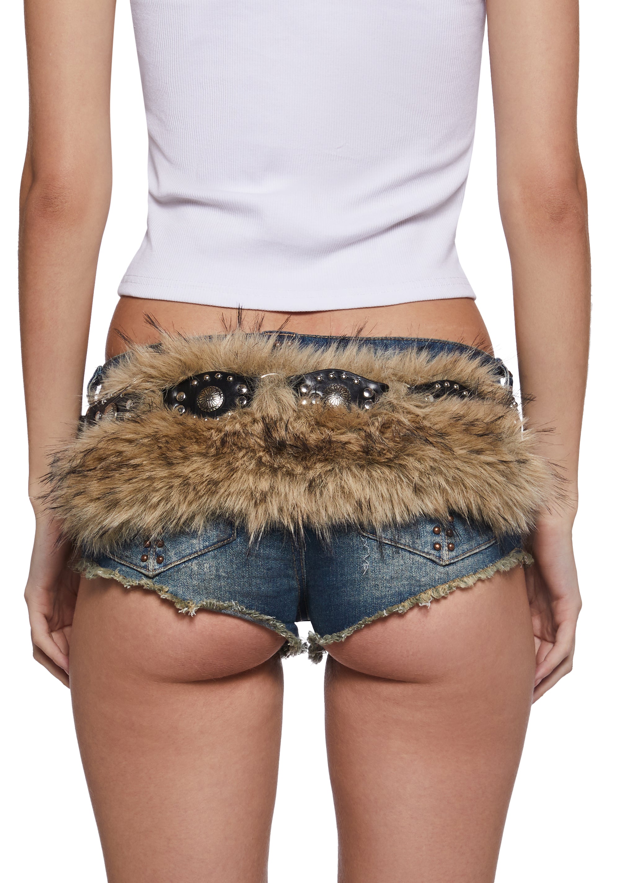 No Shade Studded Buckle Belt