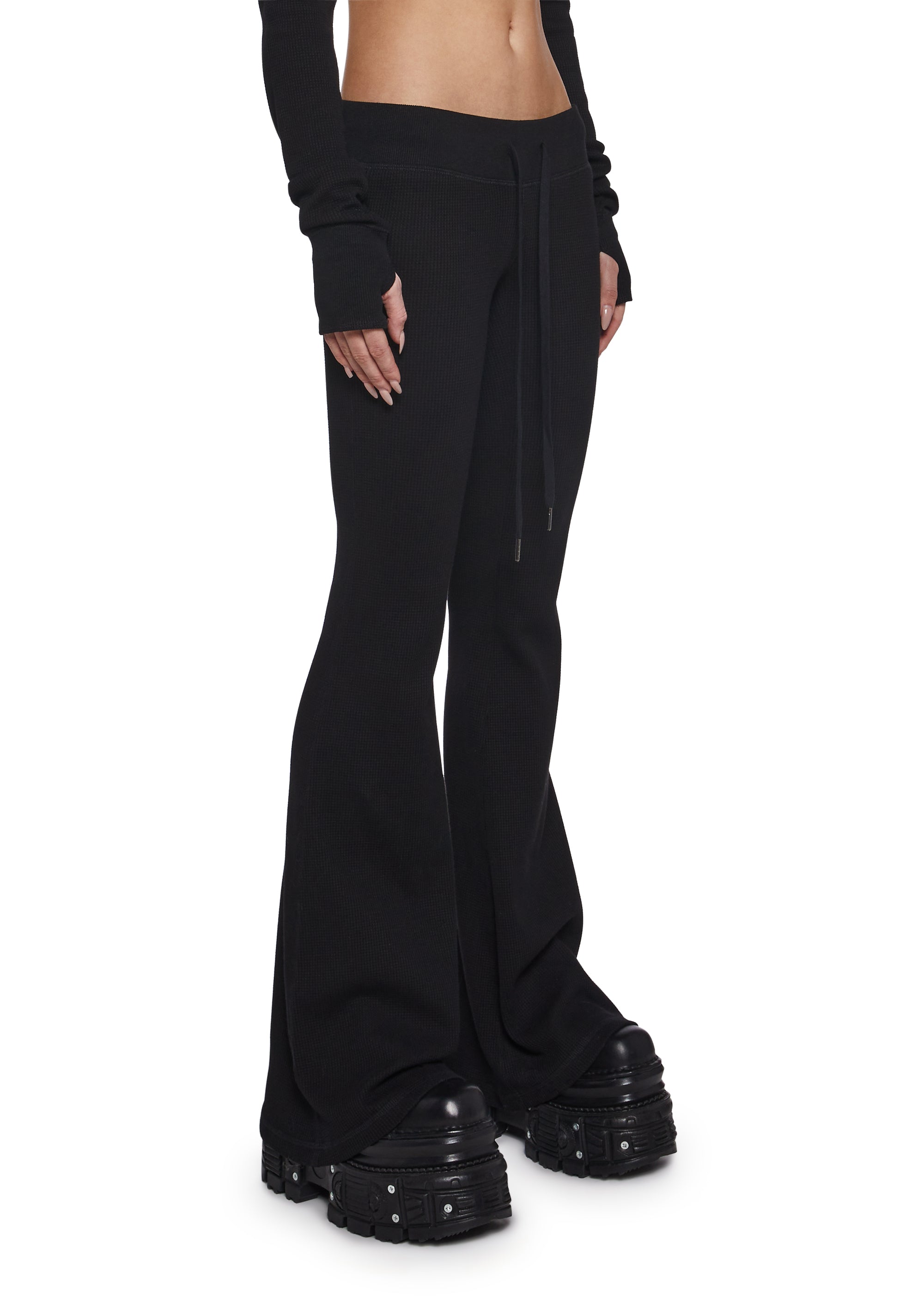 Thermal Flared Pants