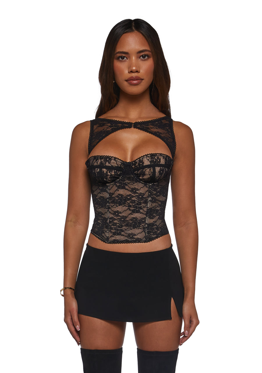 Total Siren Lace Corset Top