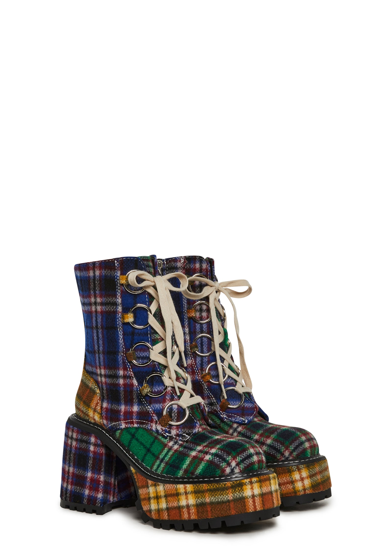 three|plaid