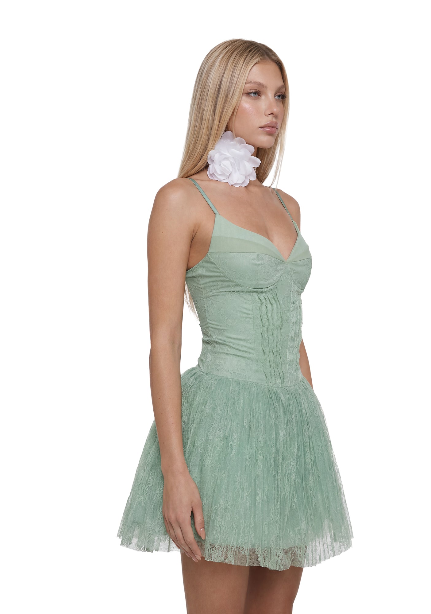 Spring Formal Occasion Sage Green Tulle Dress - Green Dolls Kill Spring Formal Occasion Sage Green Tulle Dress - Green Dolls Kill