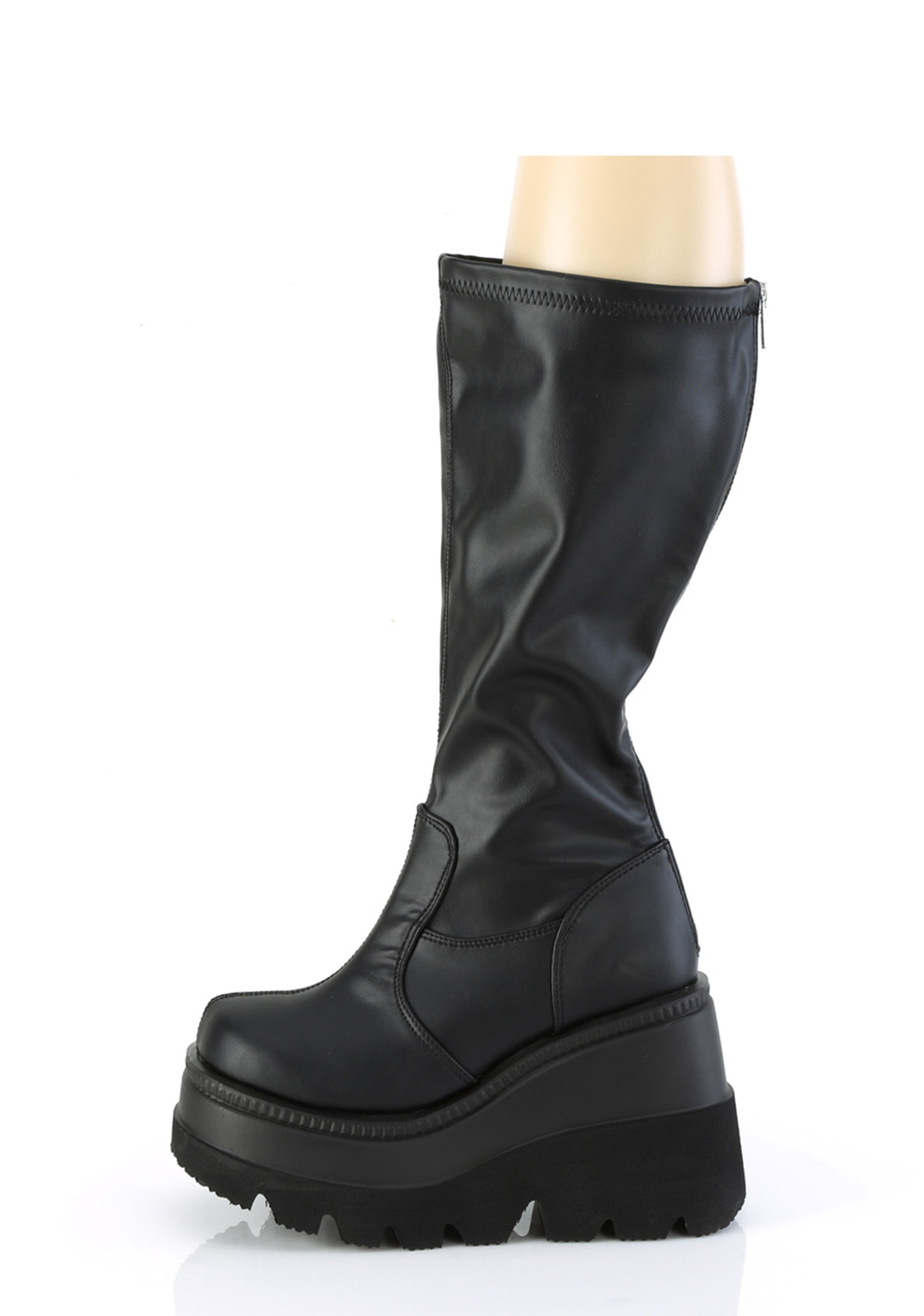 Technopagan Boots Gogo Shaker Boots Demonia Wide Calf Boots