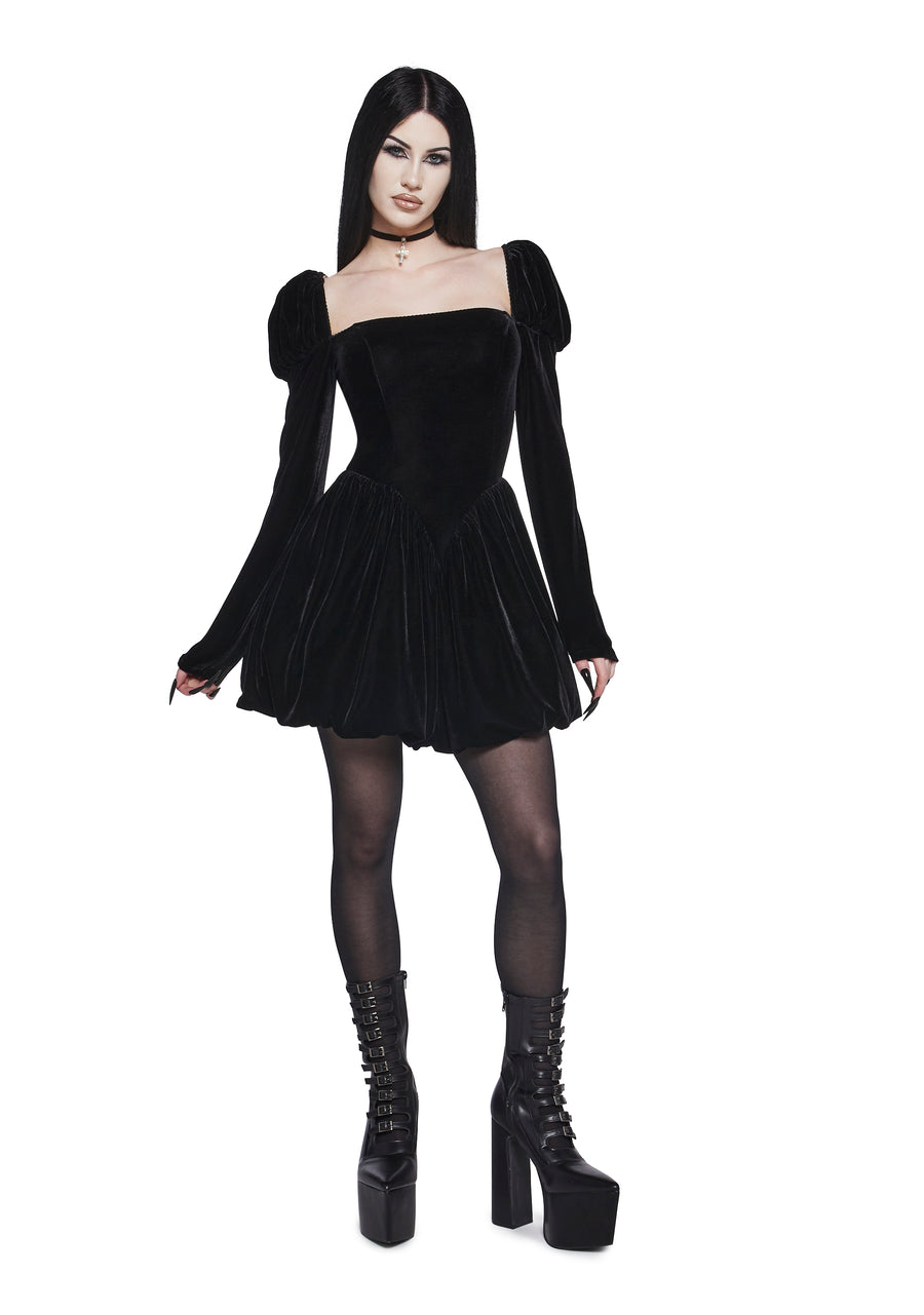 Mystic Hour Velvet Dress - alternate