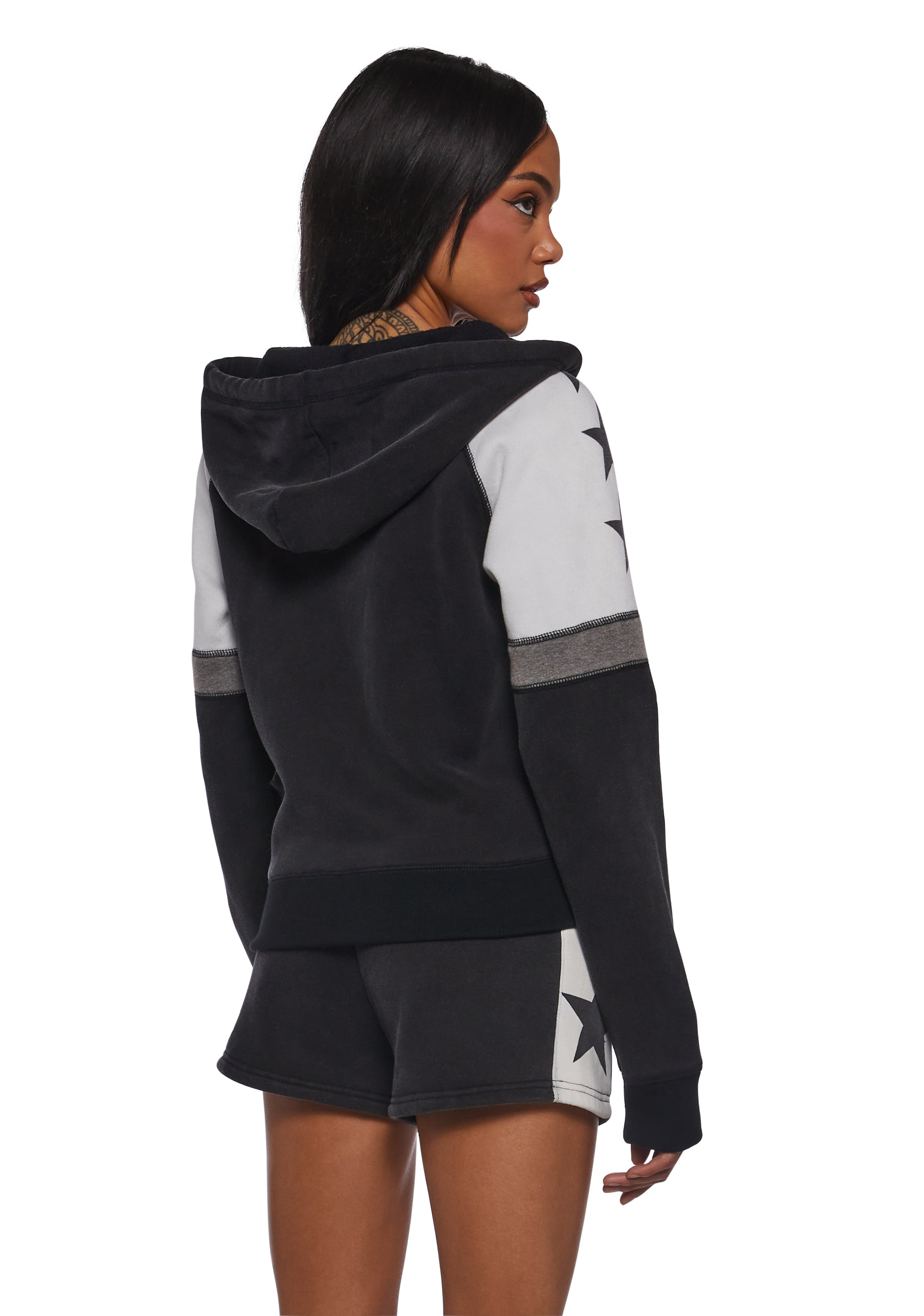 Starry Zip Up Hoodie