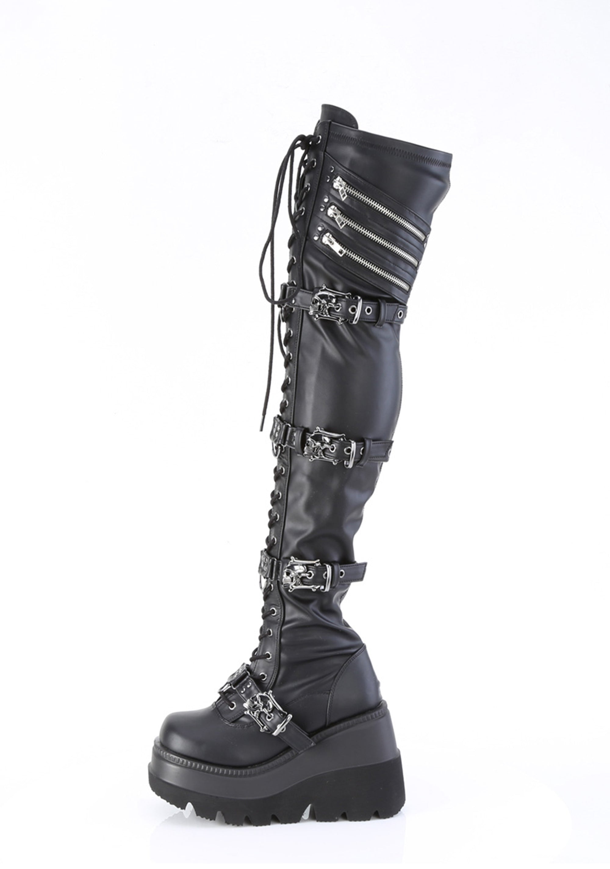 Shaker-420 Thigh-High Boots