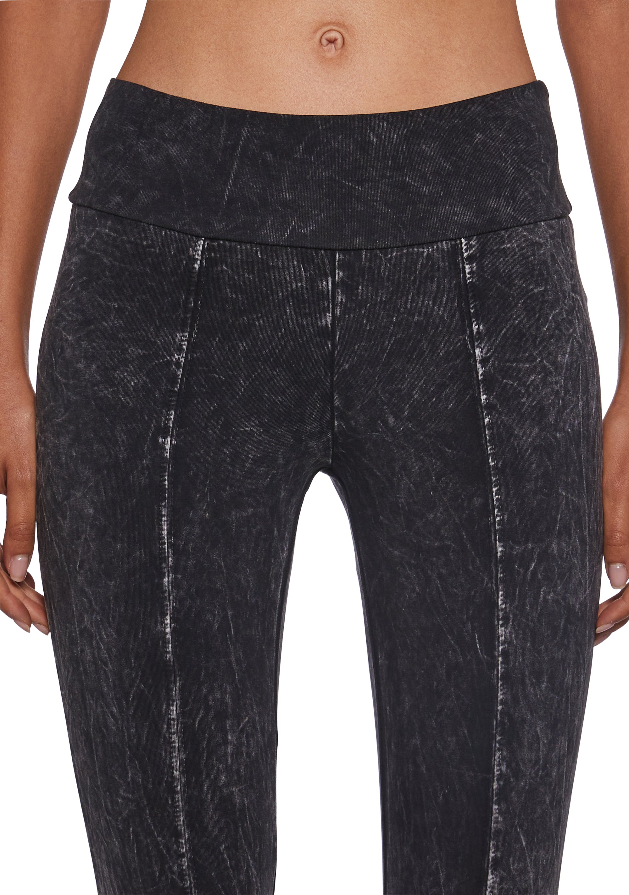 Synth Ideology Flared Pants - Black