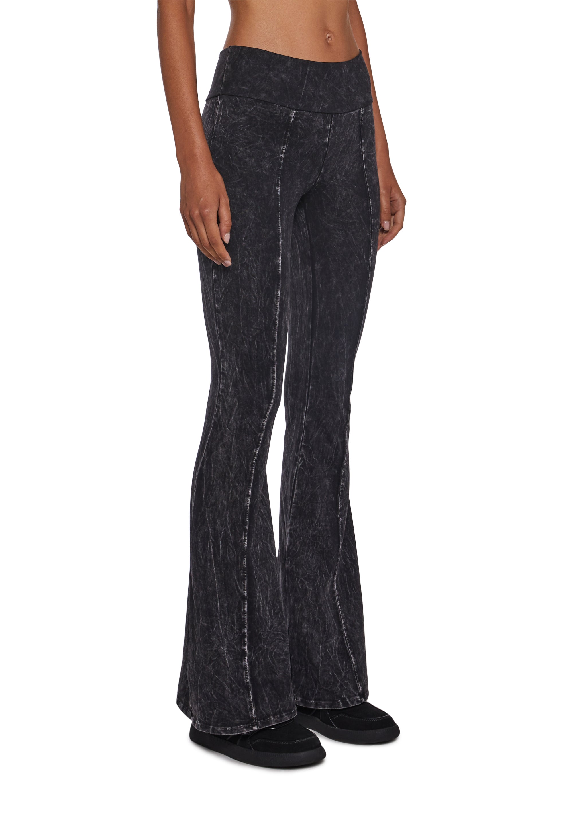 Synth Ideology Flared Pants - Black