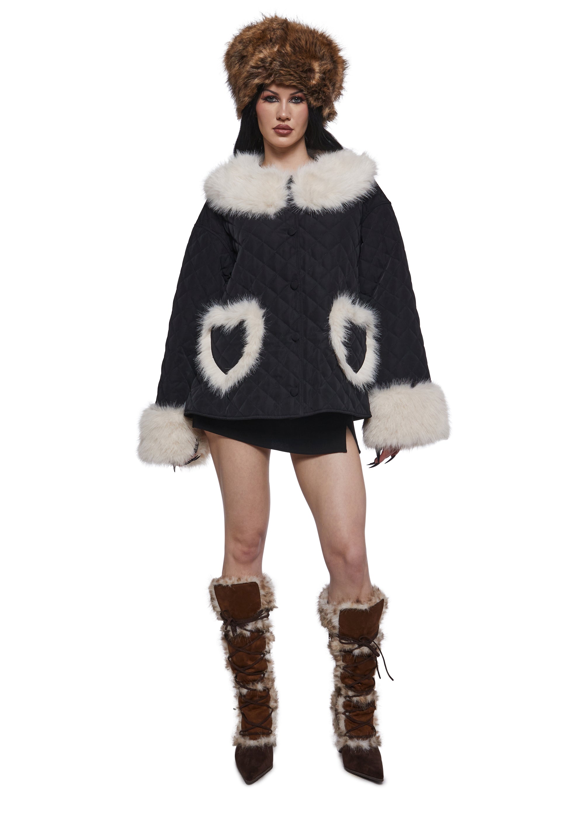 Humbug Season Quilted Coat