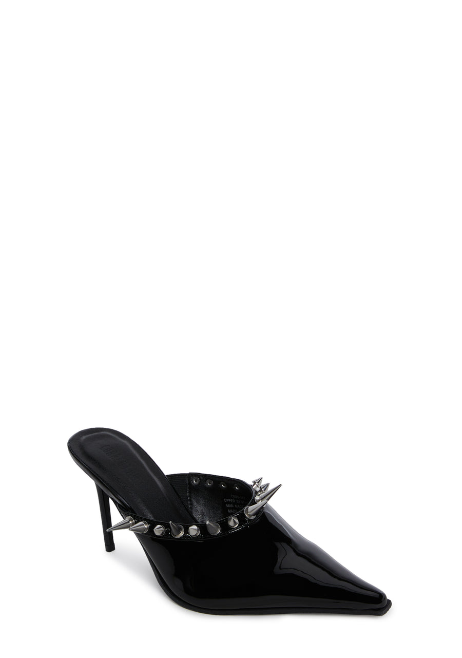 On Your Toes Spiked Mules - alternate