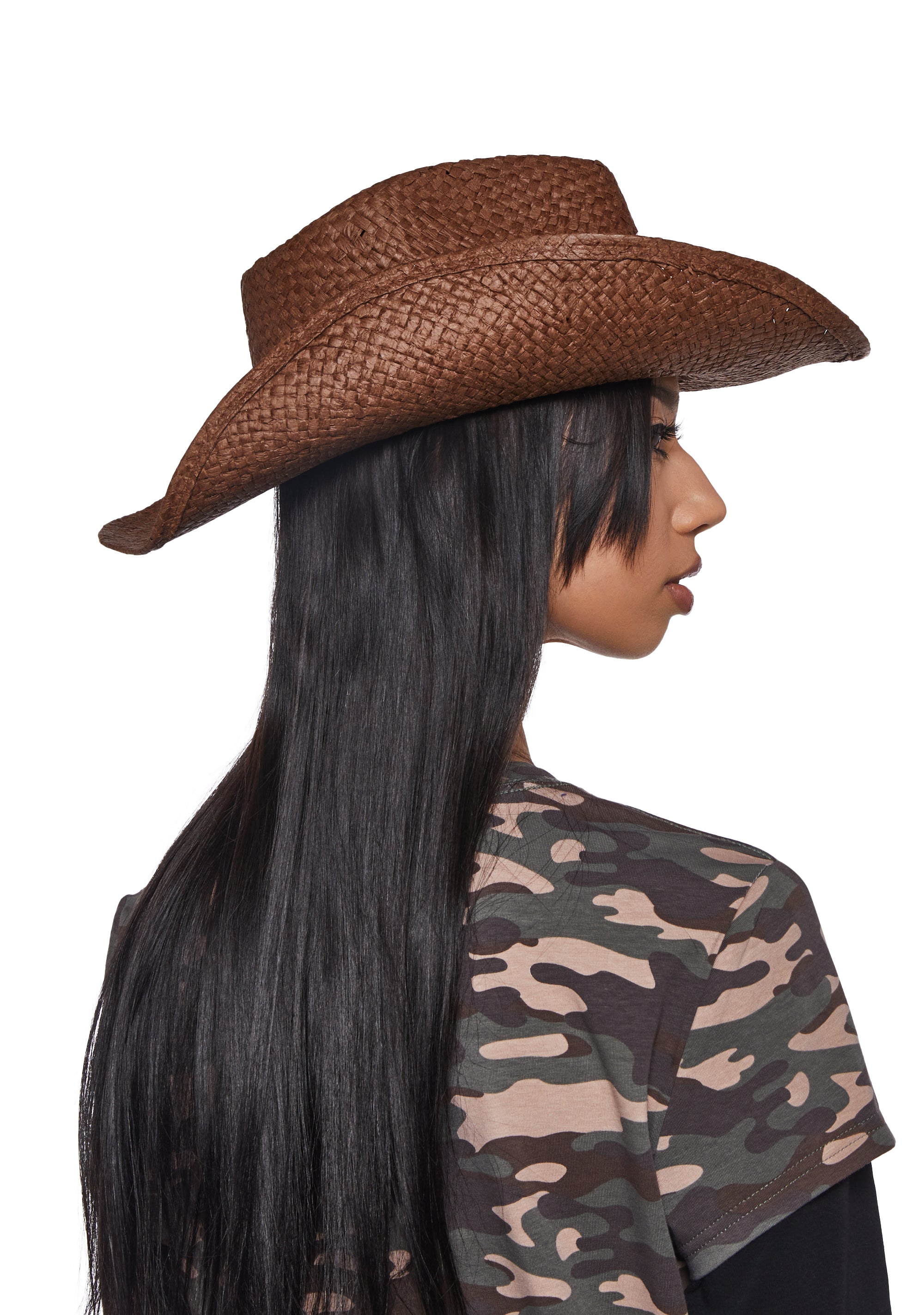 Von Dutch Cowboy Hat - Brown