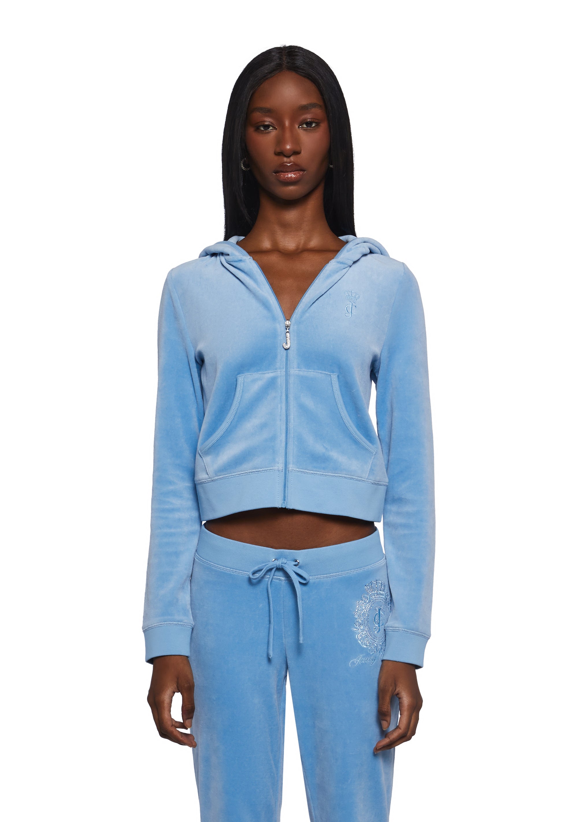 Crown Heritage Cotton Velour Hoodie