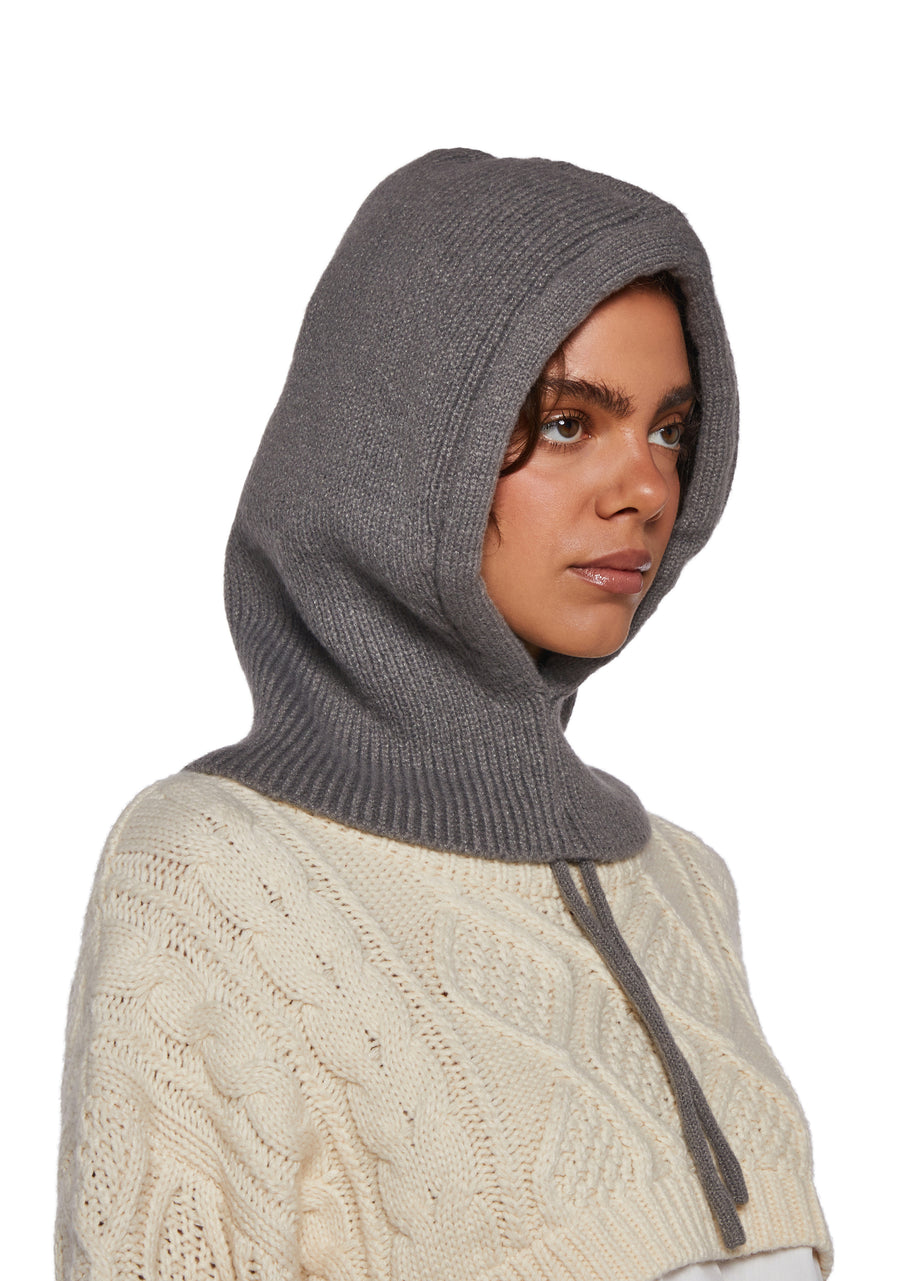 Cold Stare Hood WIth Strings - alternate